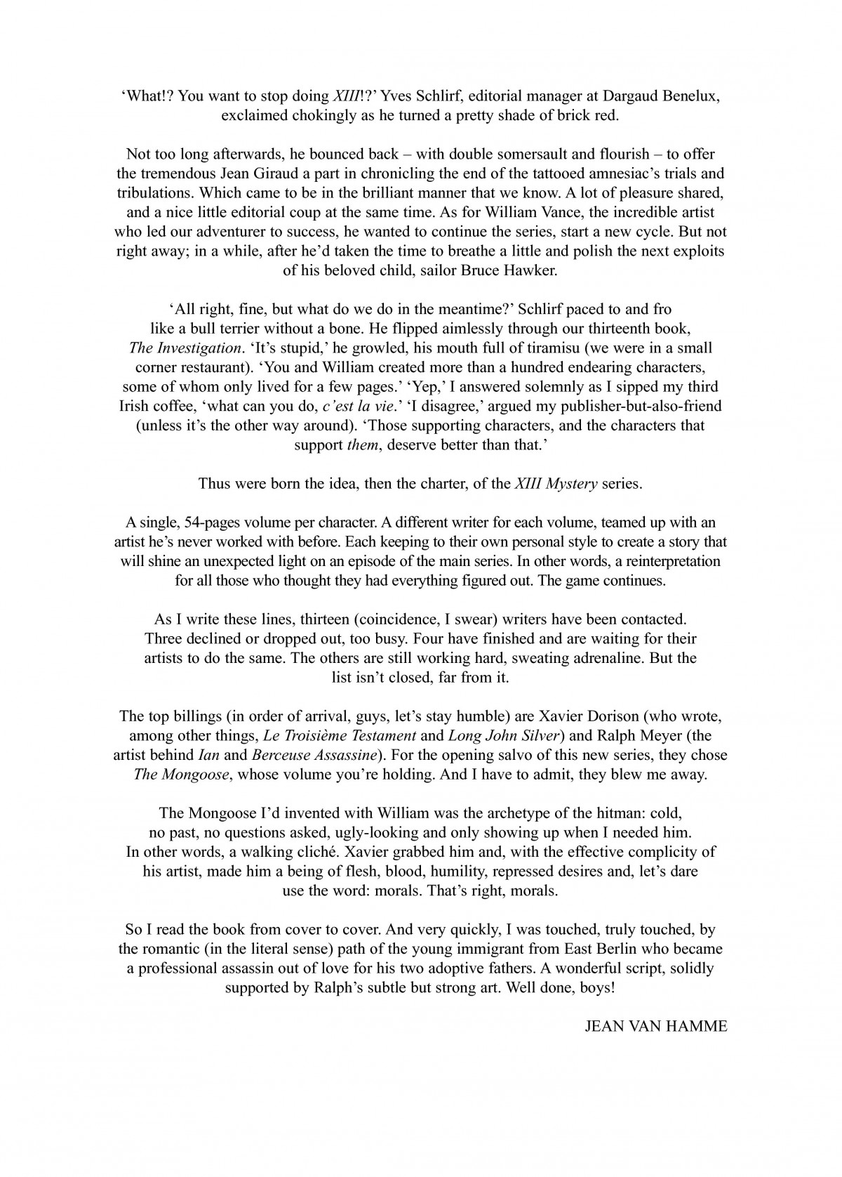 Read online XIII Mystery comic -  Issue #1 - 58