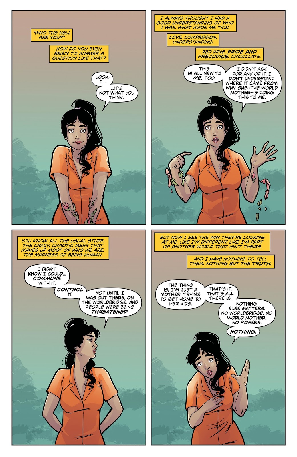 Motherbridge: Seeds of Change issue TPB - Page 46