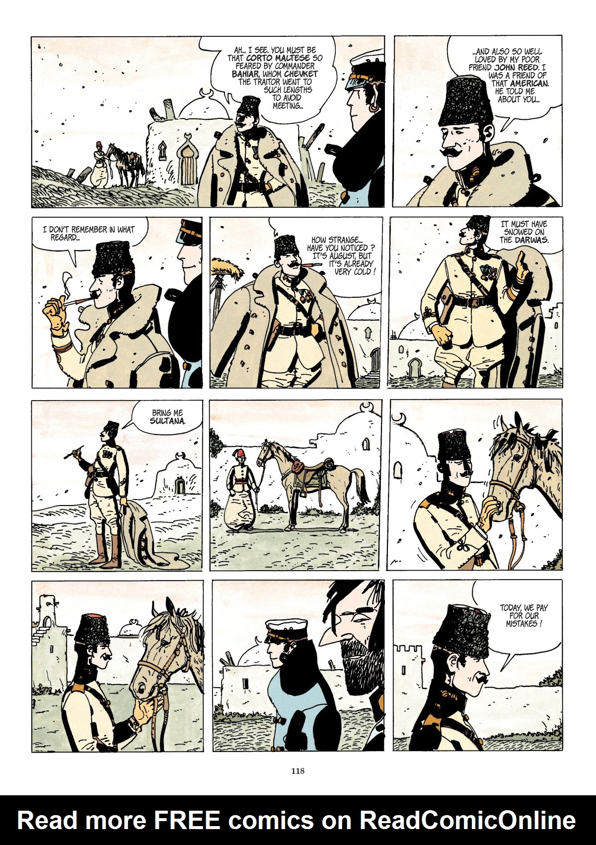 Read online Corto Maltese comic -  Issue # TPB 11 - 121