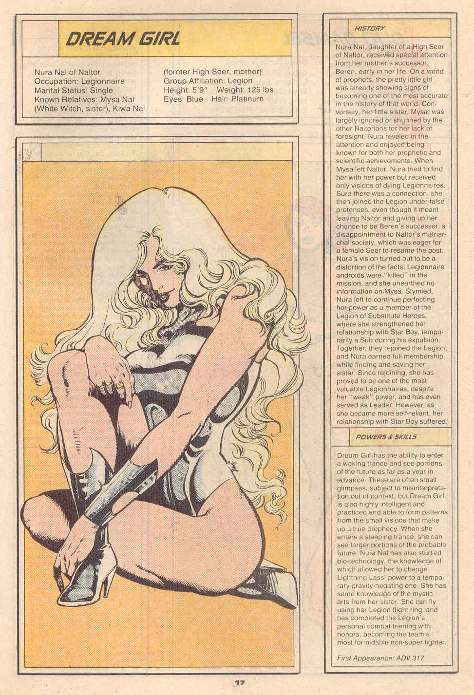 Read online Who's Who in the Legion of Super-Heroes comic -  Issue #2 - 19