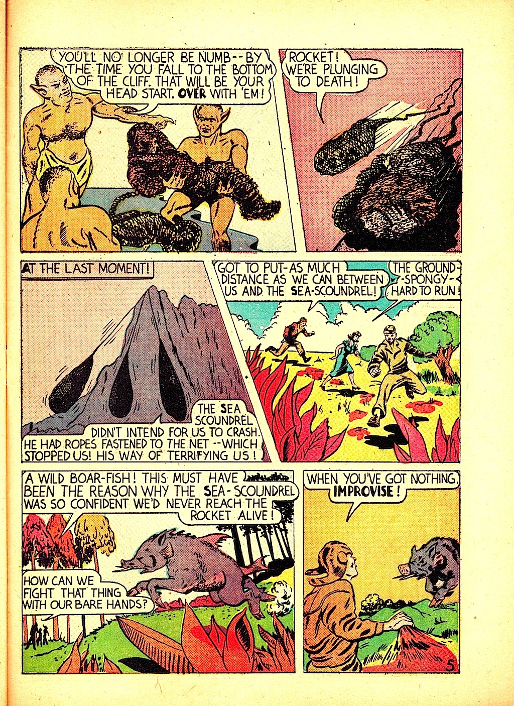Read online Rocket Kelly (1945) comic -  Issue #5 - 27