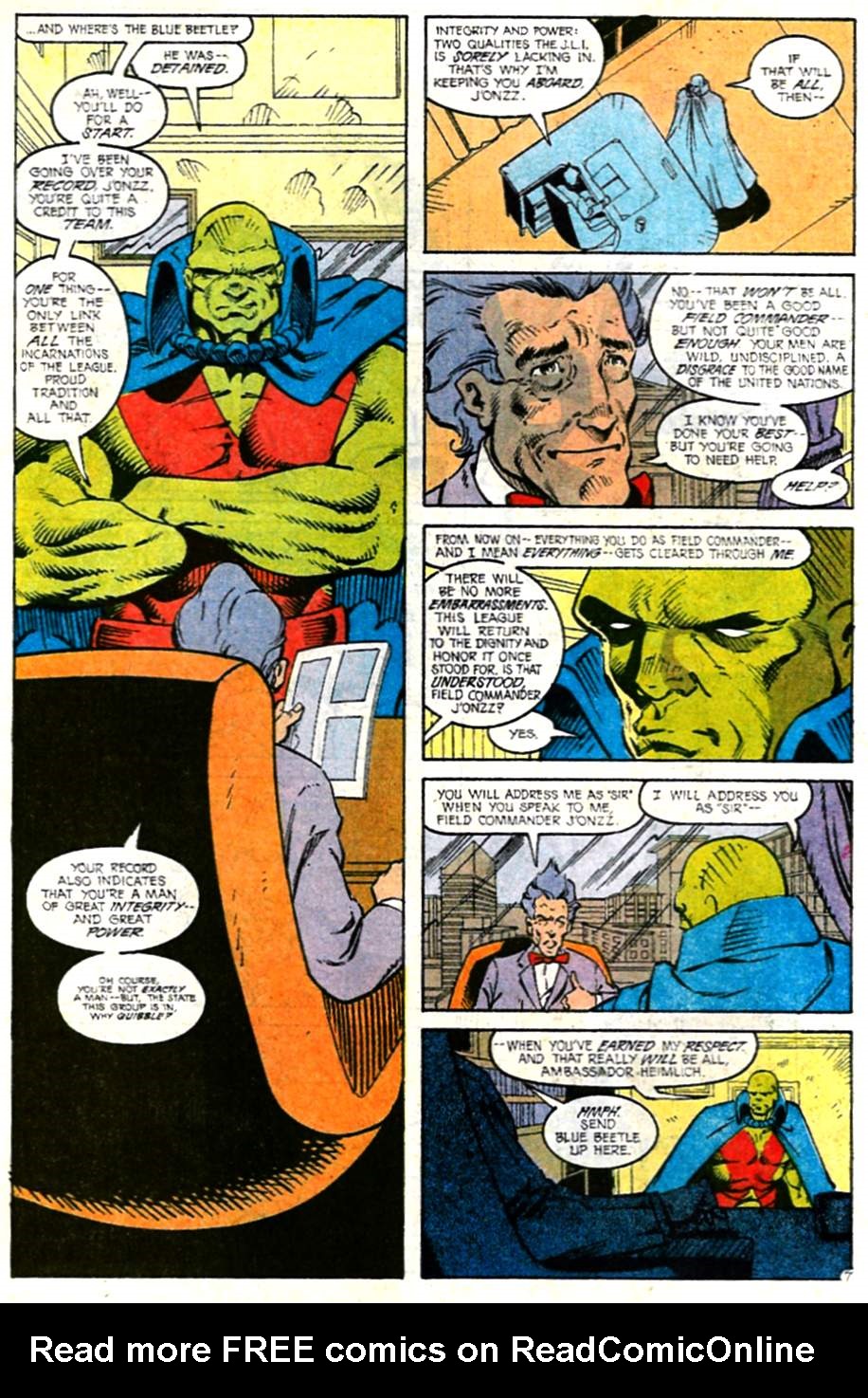 Read online Justice League America comic -  Issue #54 - 8