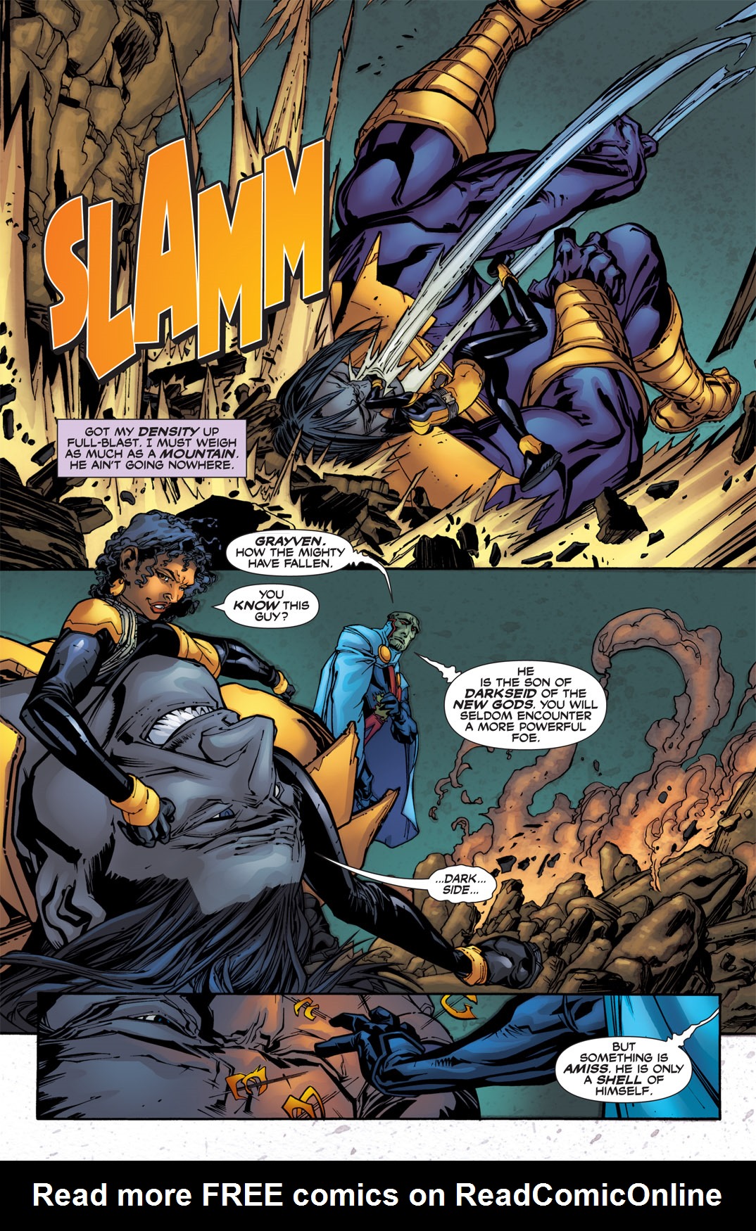 Read online Outsiders: Five of a Kind comic -  Issue # Issue Martian Manhunter-Thunder - 11