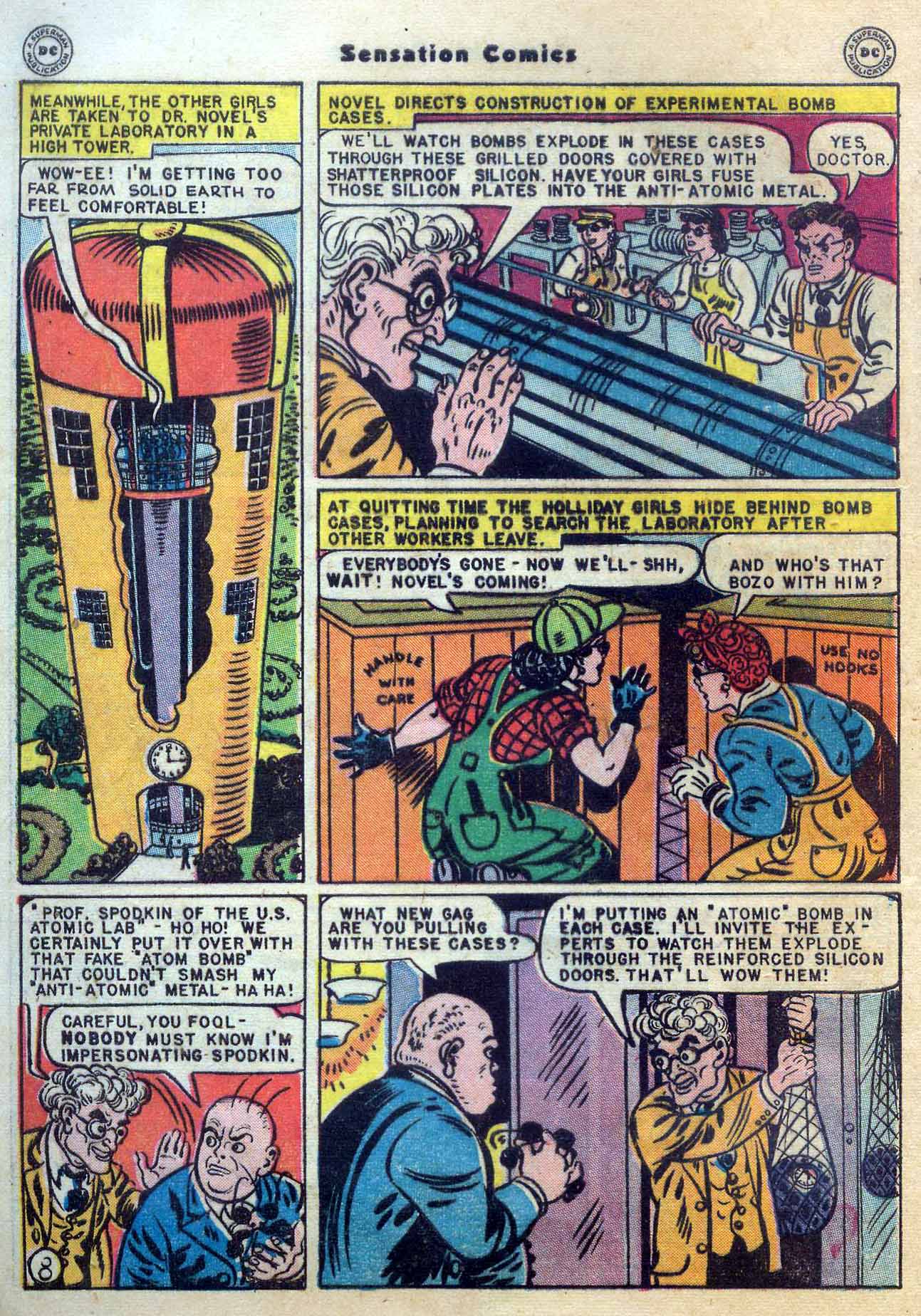 Read online Sensation (Mystery) Comics comic -  Issue #56 - 10