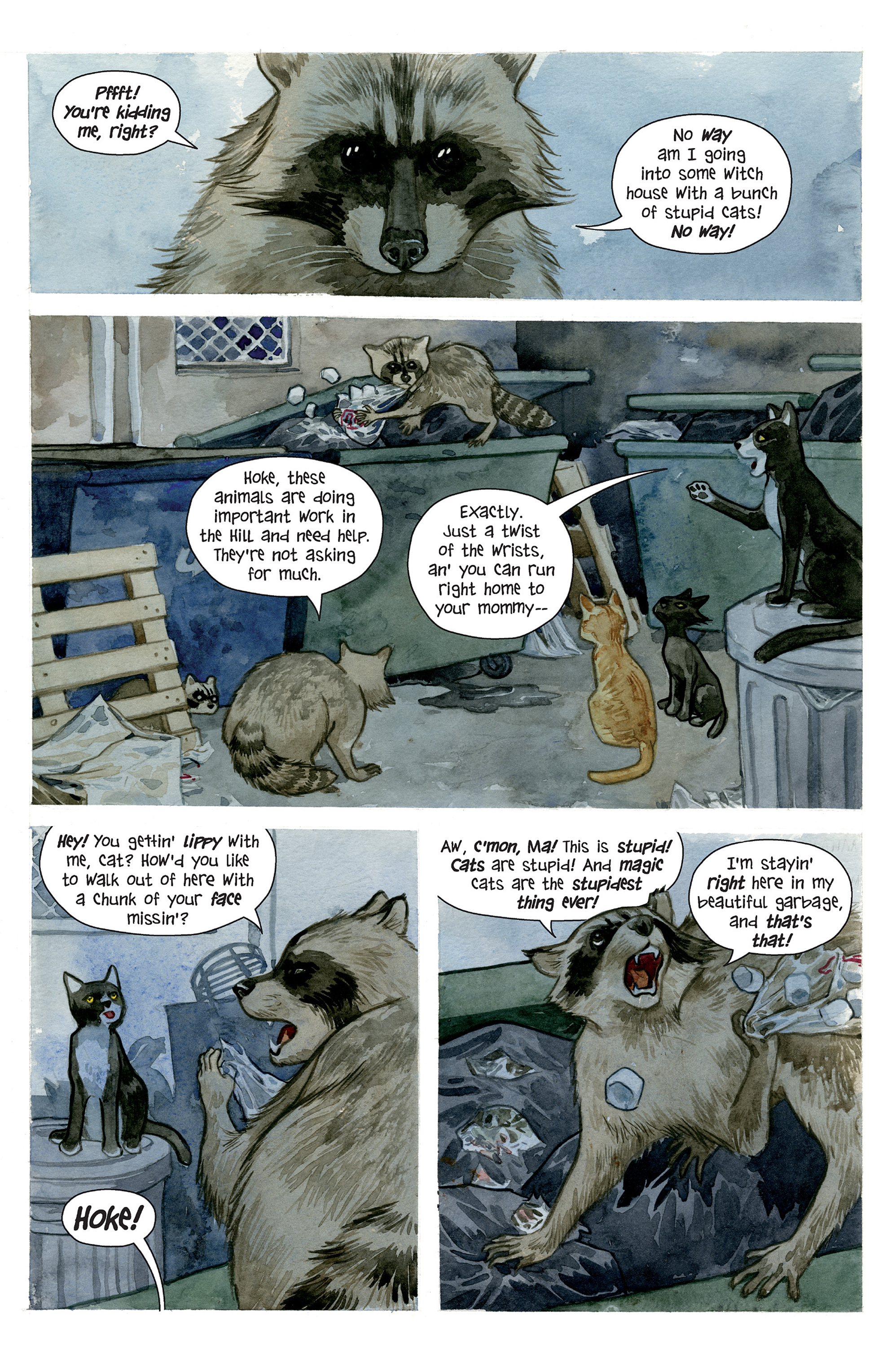 Read online Beasts of Burden: What The Cat Dragged In comic -  Issue # Full - 7