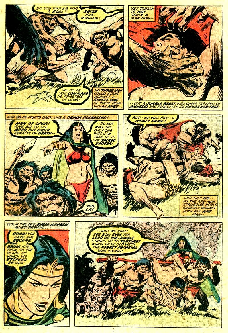 Read online Tarzan (1977) comic -  Issue #6 - 3