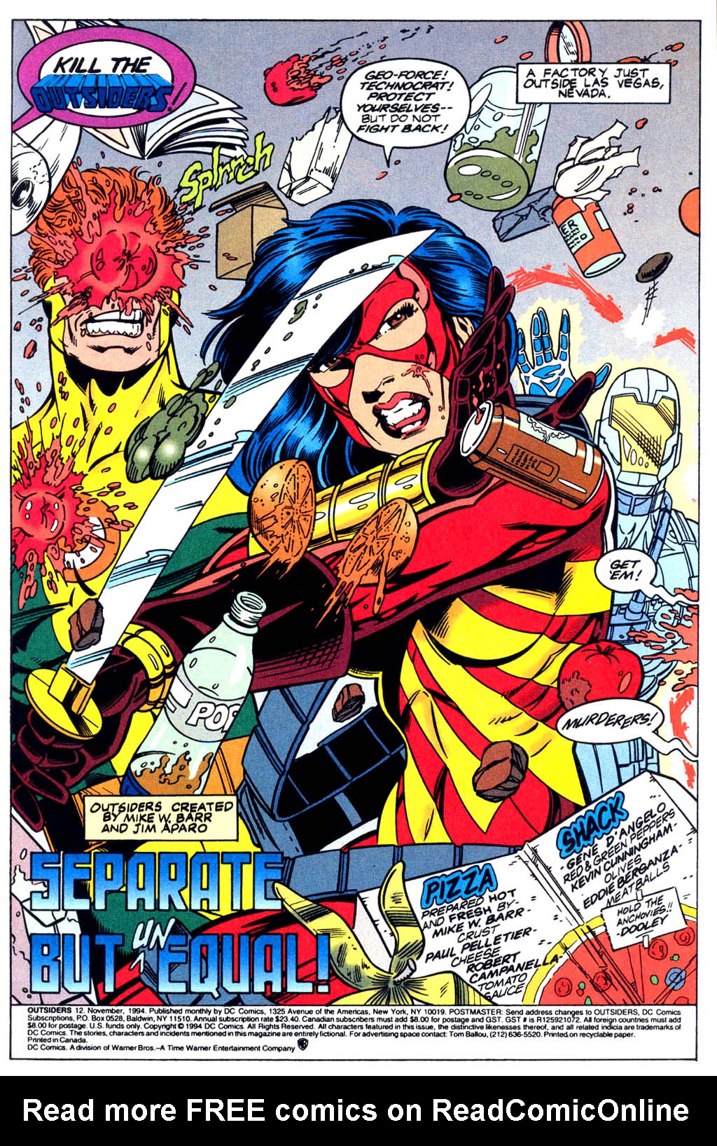 Read online Outsiders (1993) comic -  Issue #12 - 2