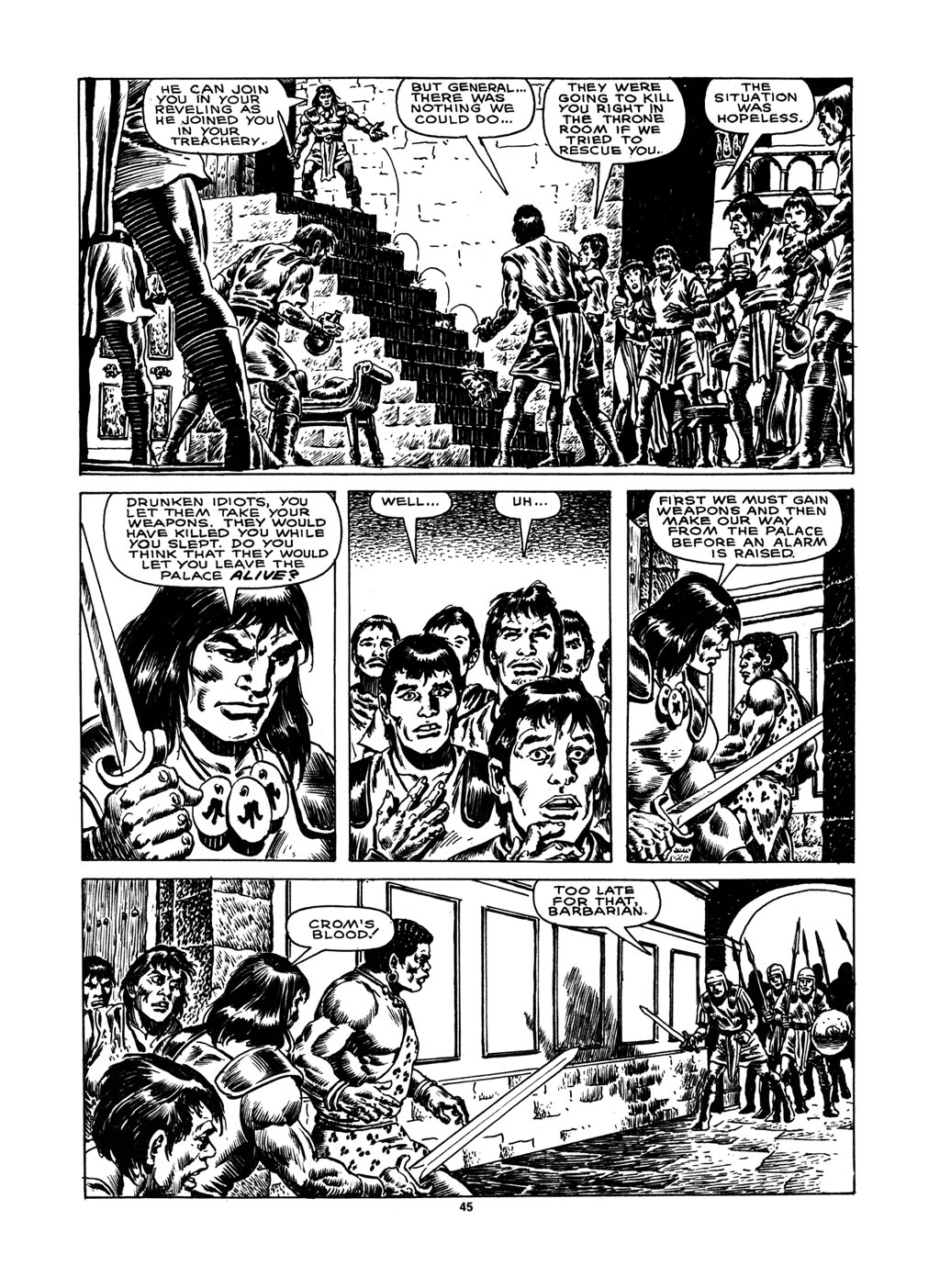 Read online The Savage Sword Of Conan comic -  Issue #148 - 43