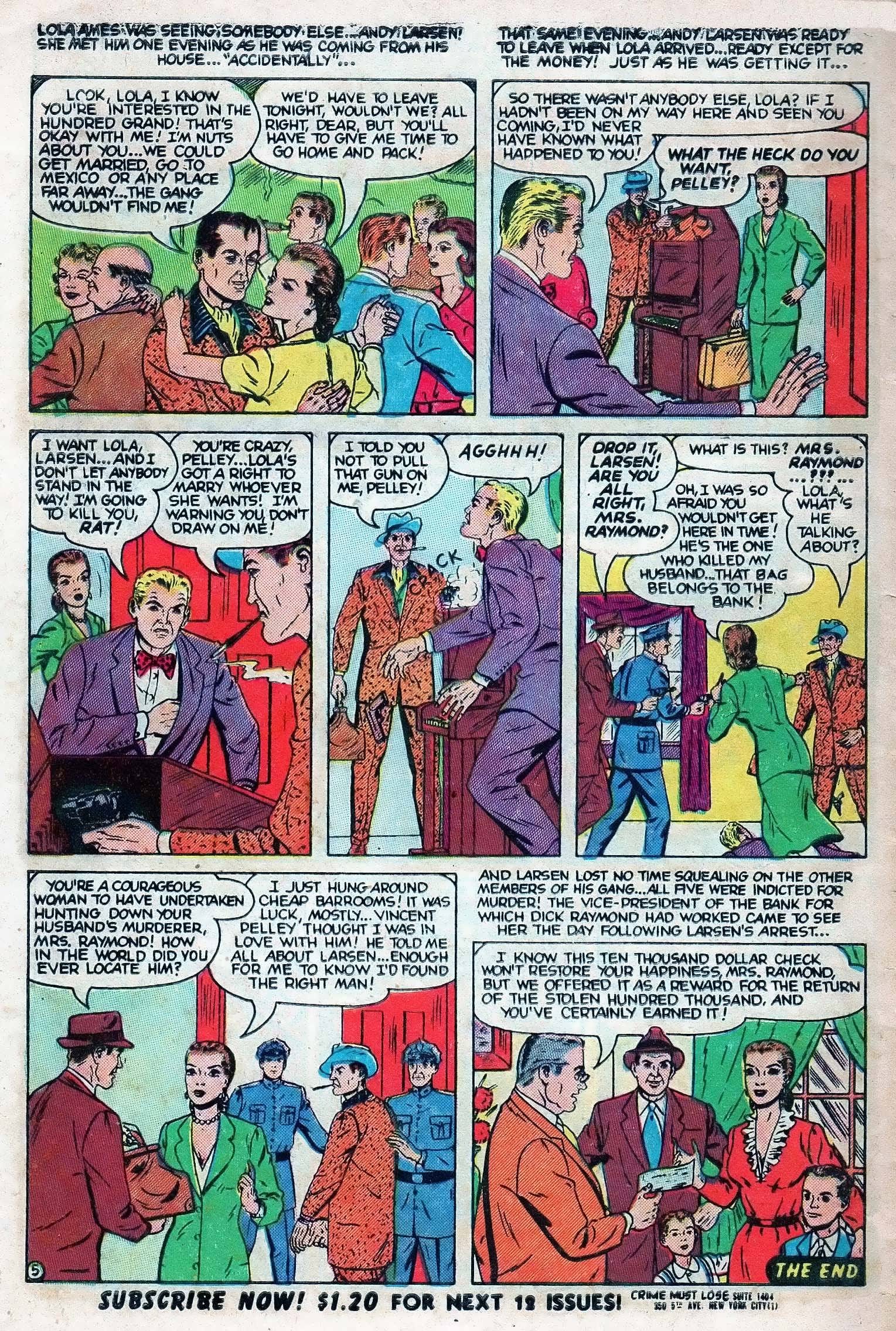 Read online Crime Must Lose comic -  Issue #10 - 32