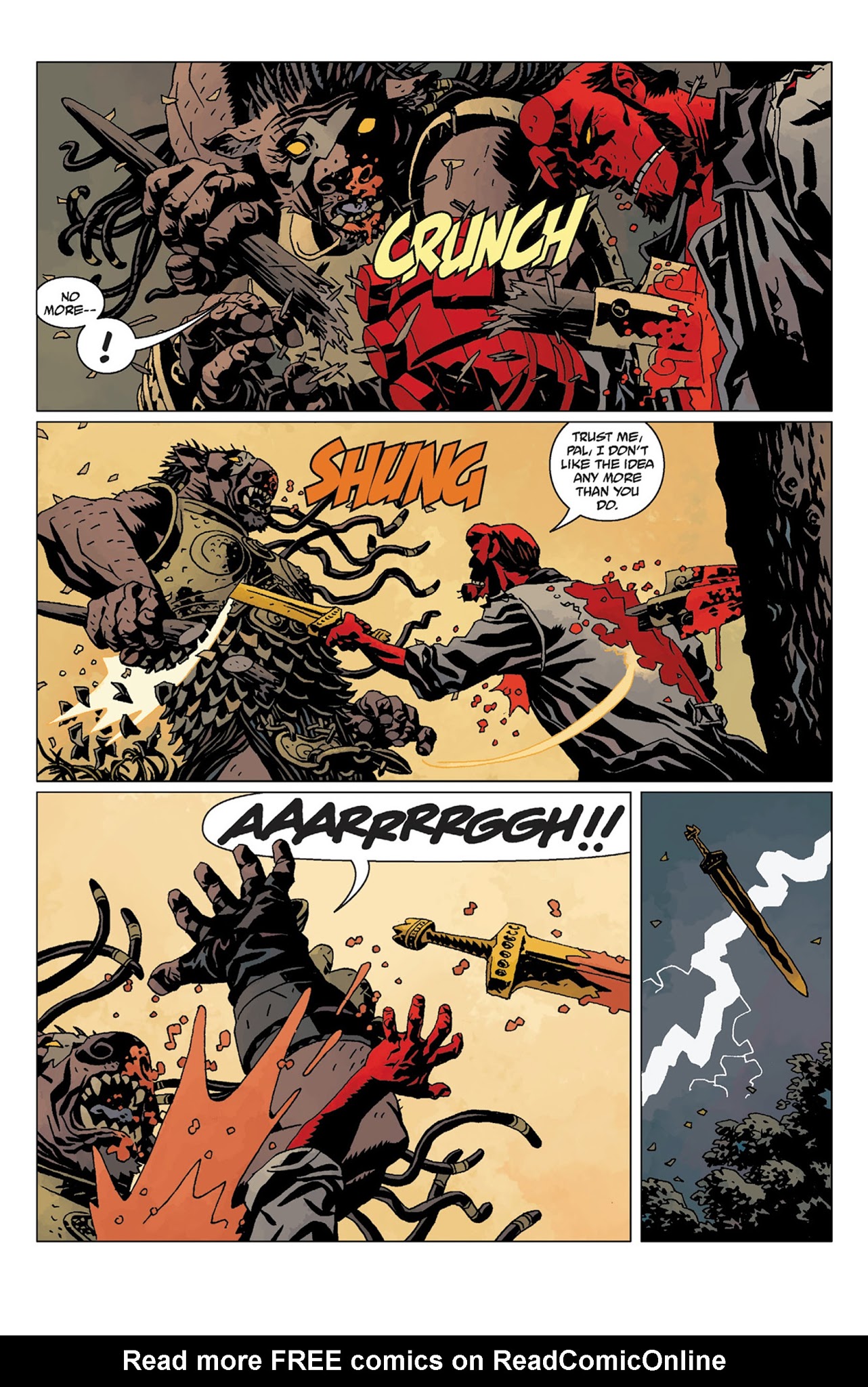 Read online Hellboy: The Storm And The Fury comic -  Issue # TPB - 48