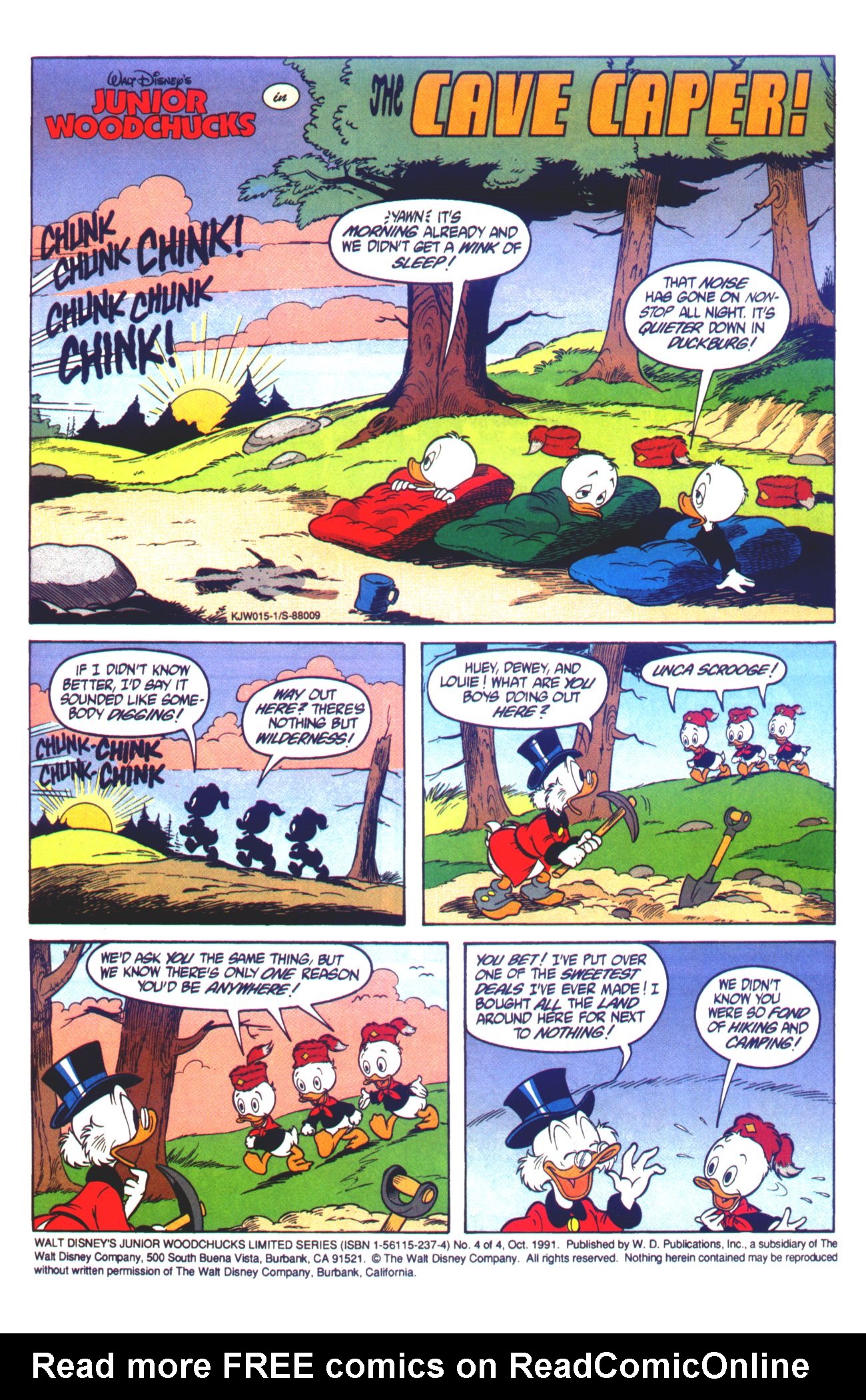 Read online Walt Disney's Junior Woodchucks Limited Series comic -  Issue #4 - 3