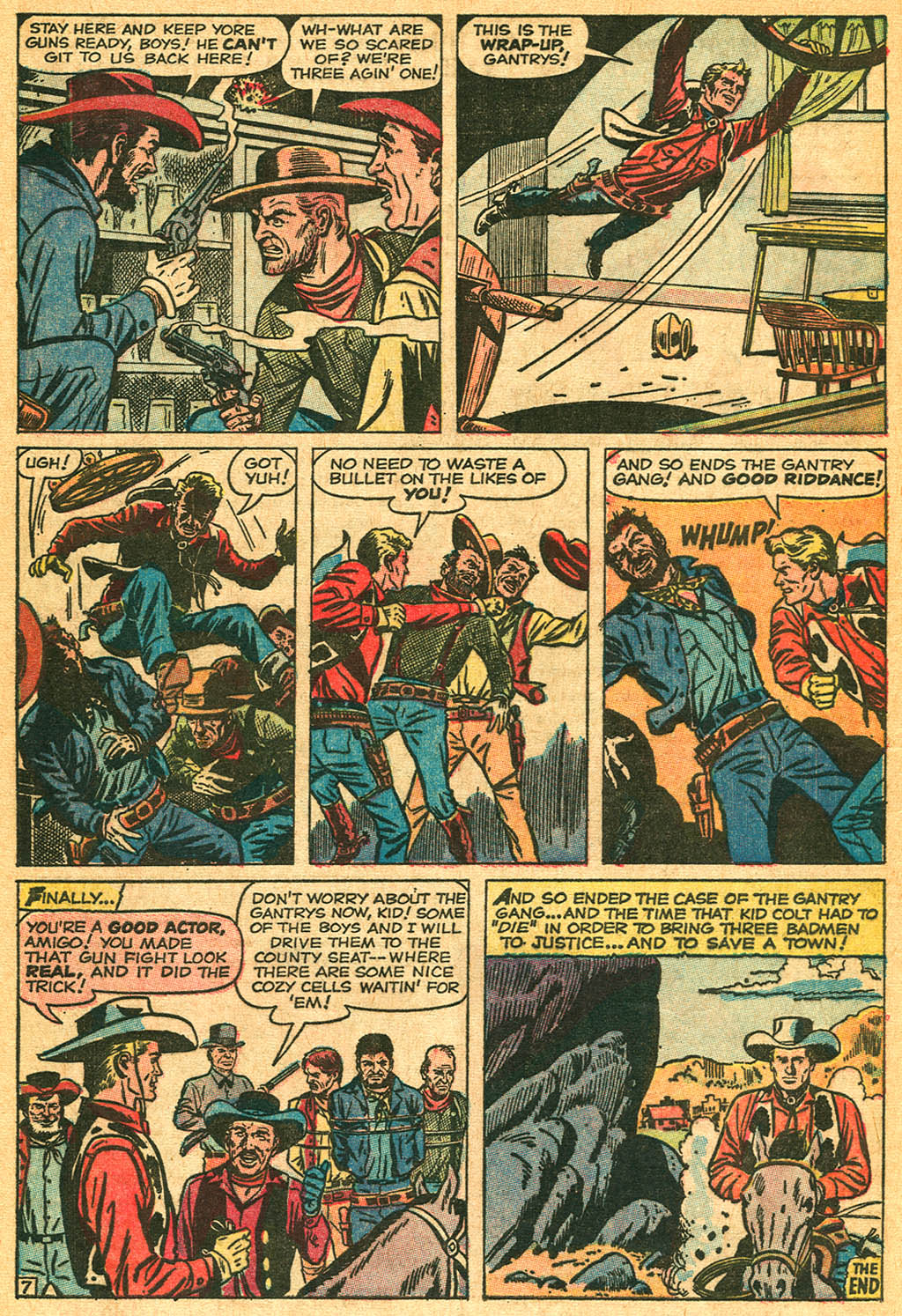 Read online Kid Colt Outlaw comic -  Issue #132 - 64