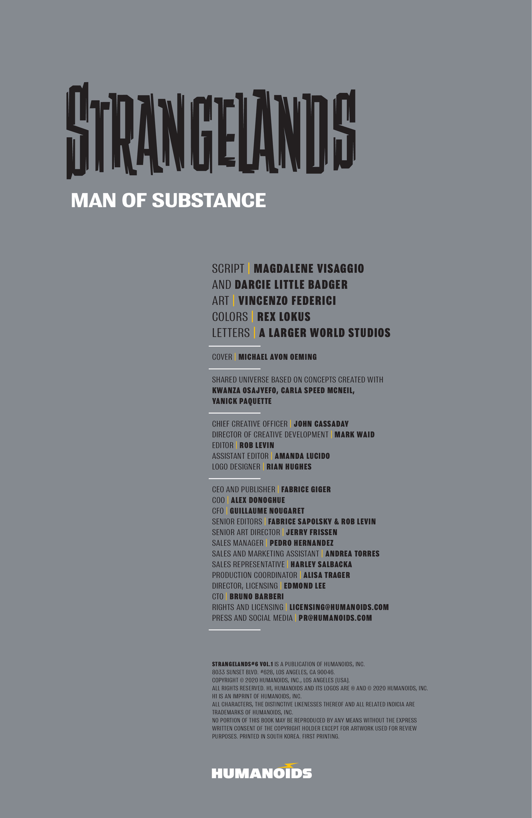 Read online Strangelands comic -  Issue #6 - 2