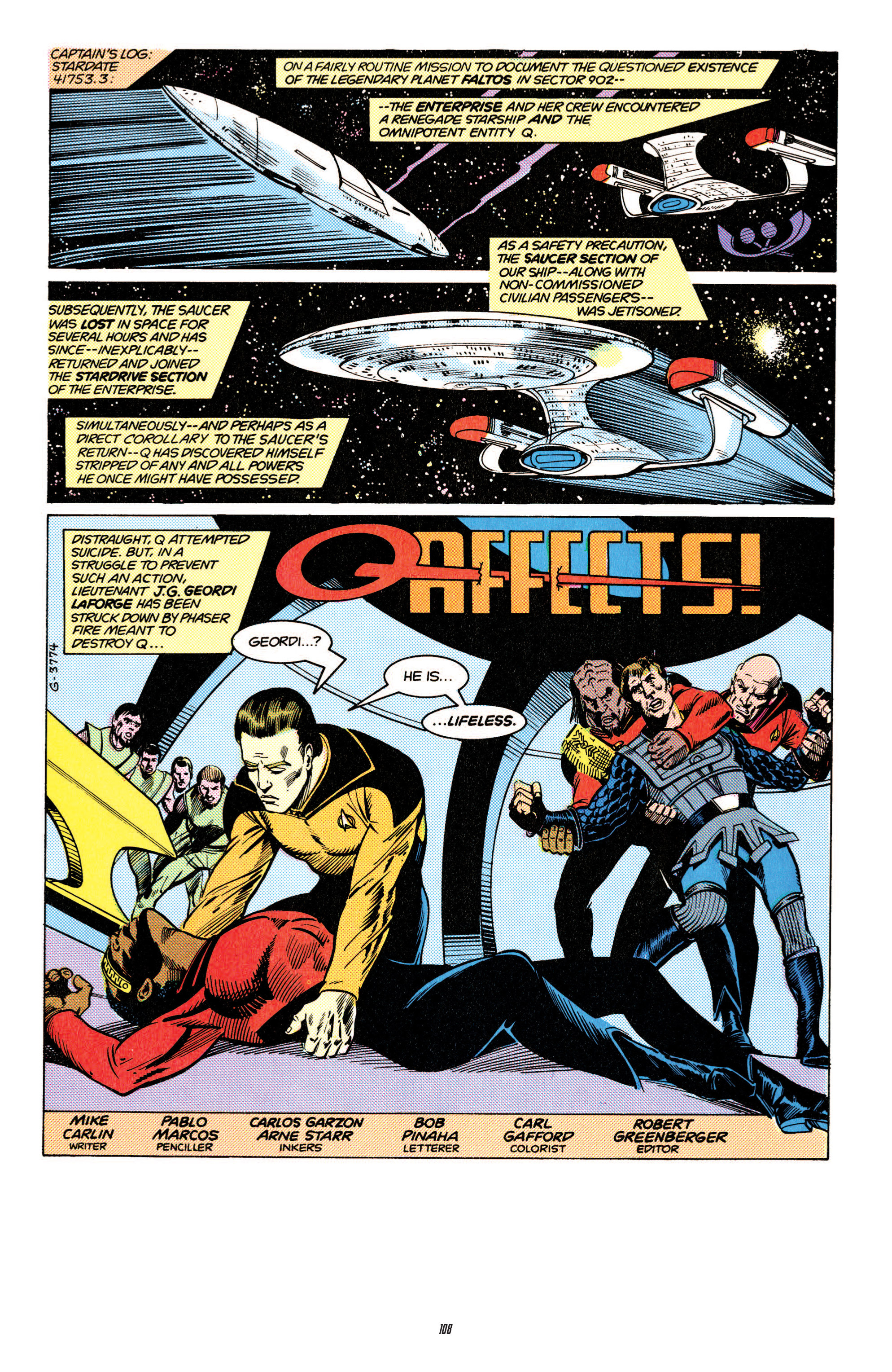 Read online Star Trek Classics comic -  Issue #4 - 107