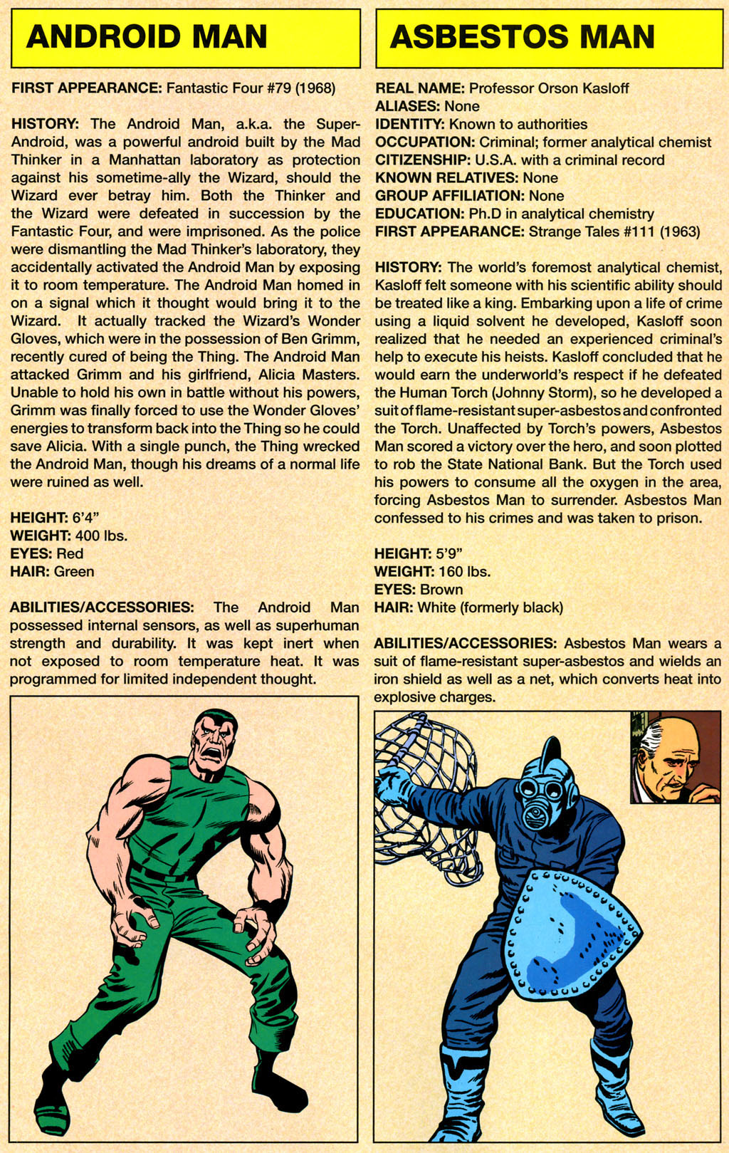 Read online The Marvel Legacy:  The 1960s-1990s Handbook comic -  Issue # Full - 4
