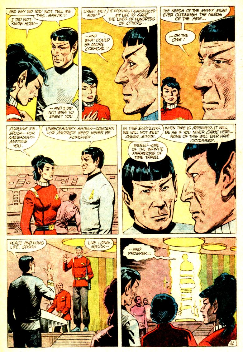Read online Star Trek (1984) comic -  Issue #33 - 32