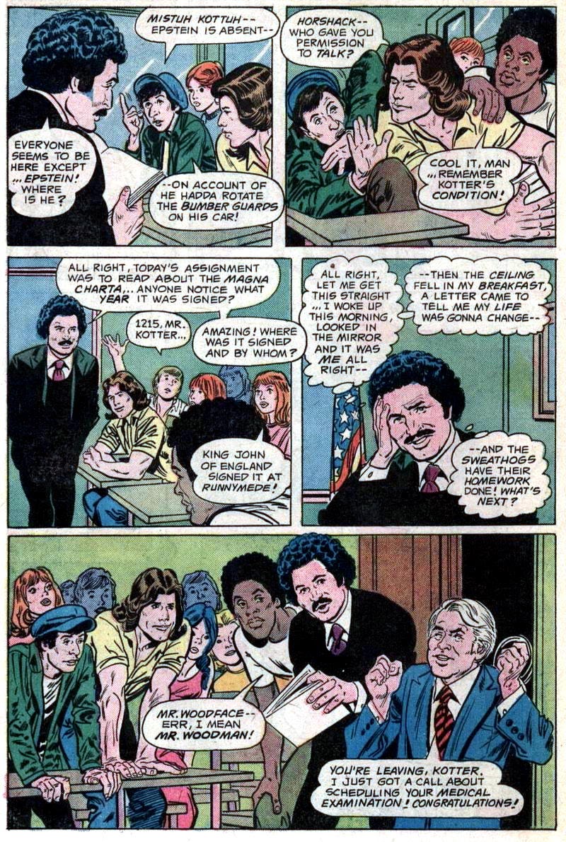 Read online Welcome Back, Kotter comic -  Issue #1 - 7