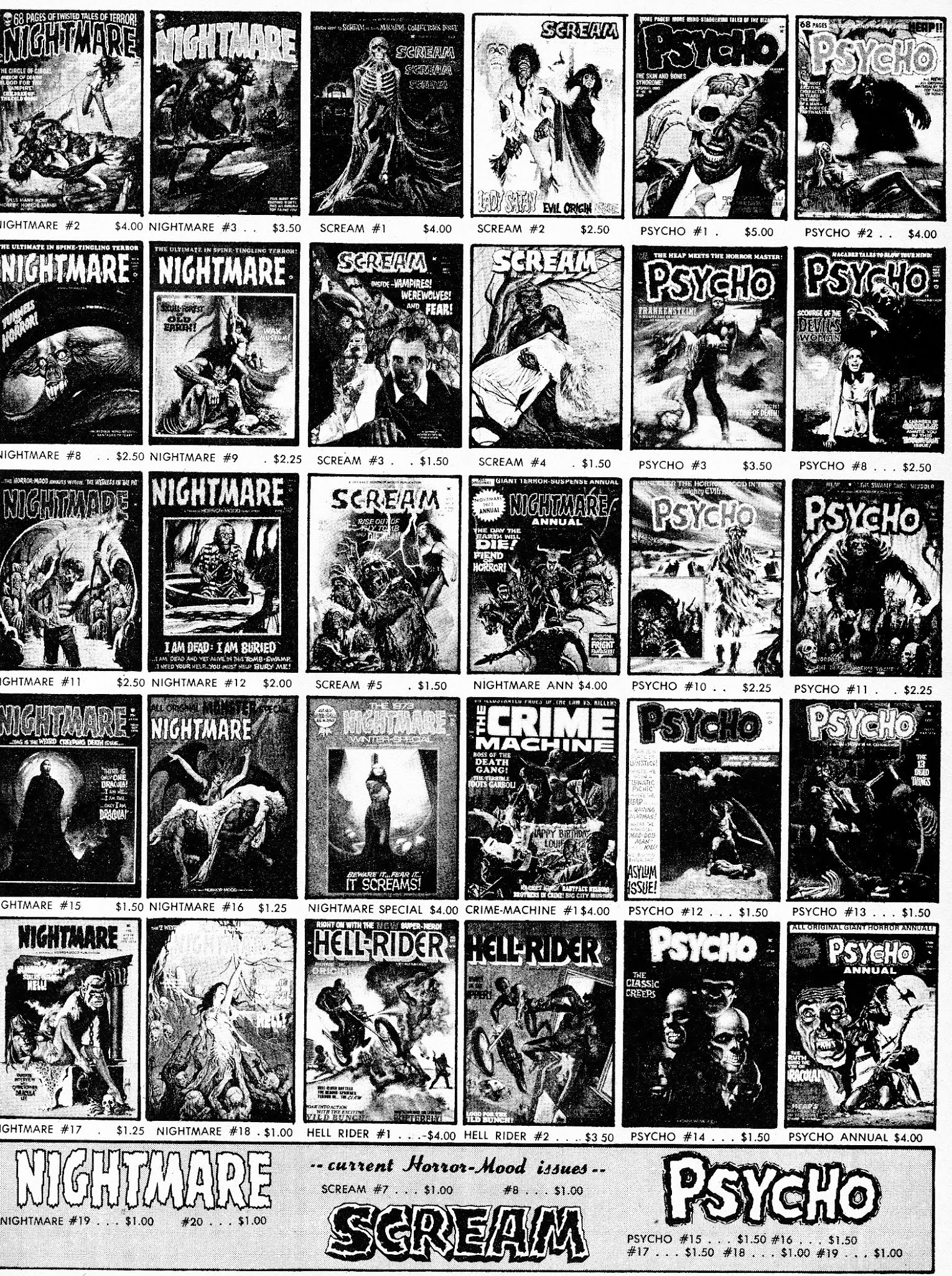 Read online Nightmare (1970) comic -  Issue # _Yearbook 1 - 32