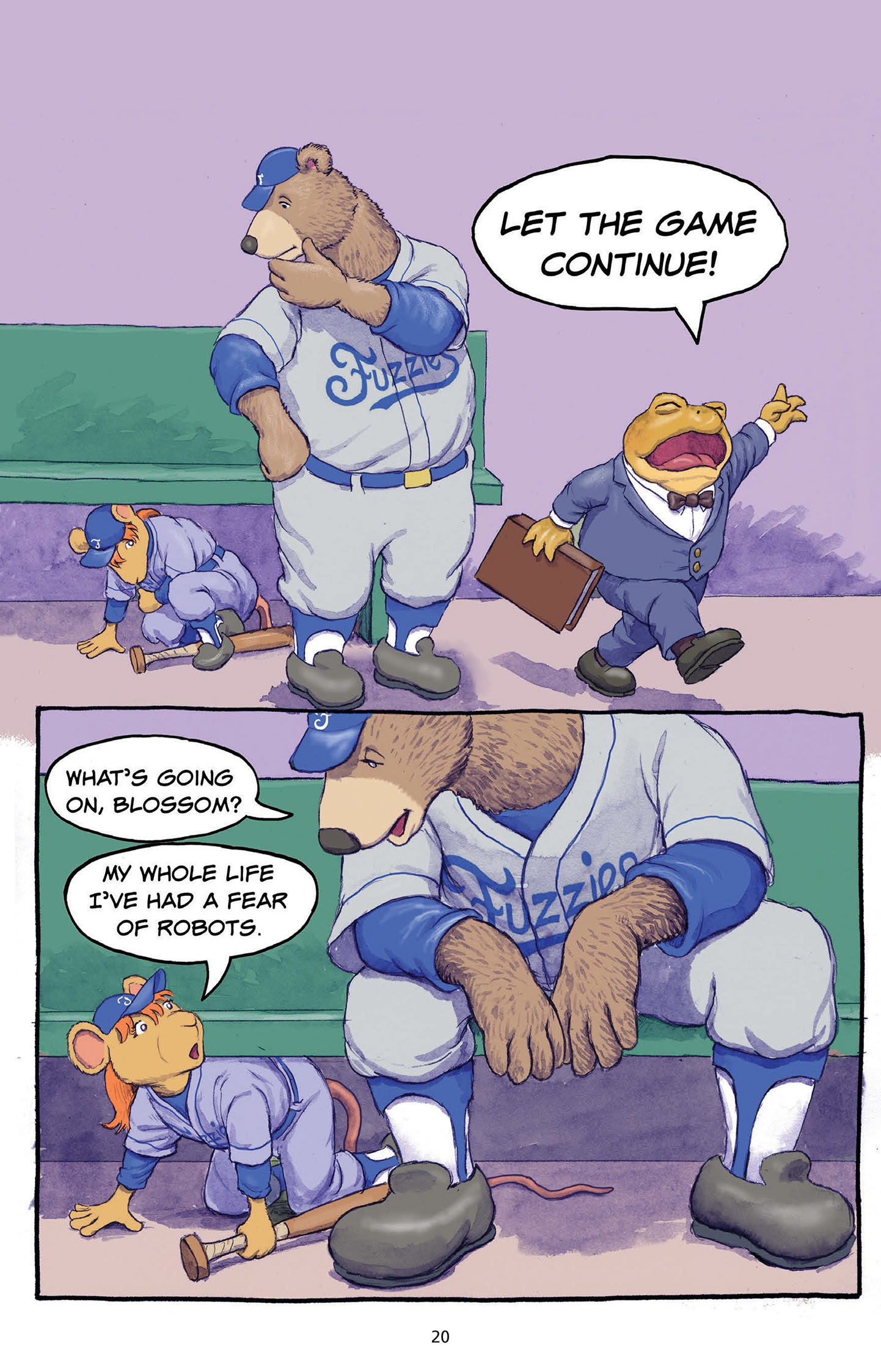 Read online Fuzzy Baseball comic -  Issue #3 - 22