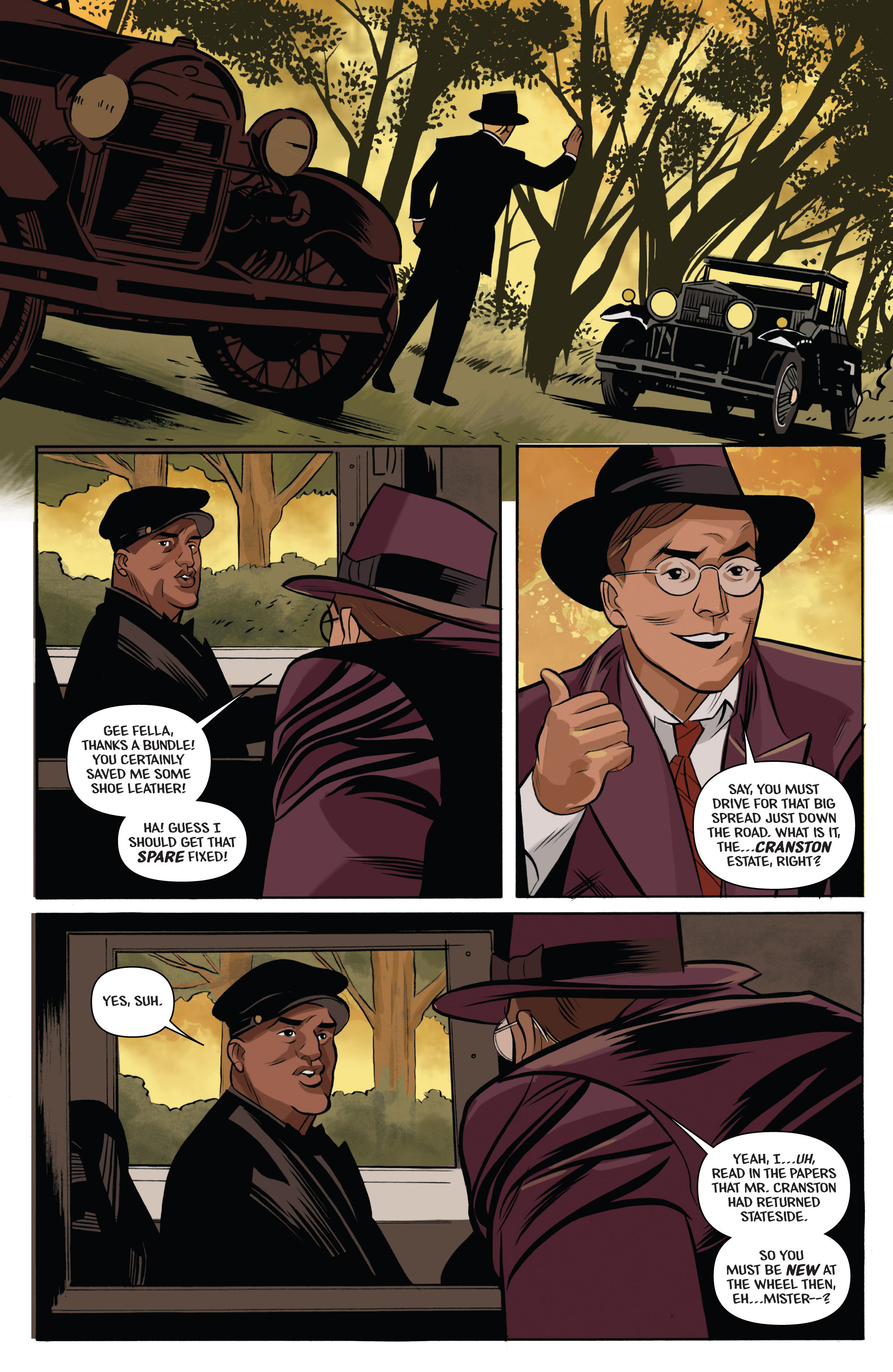 Read online The Shadow: Year One comic -  Issue #4 - 8