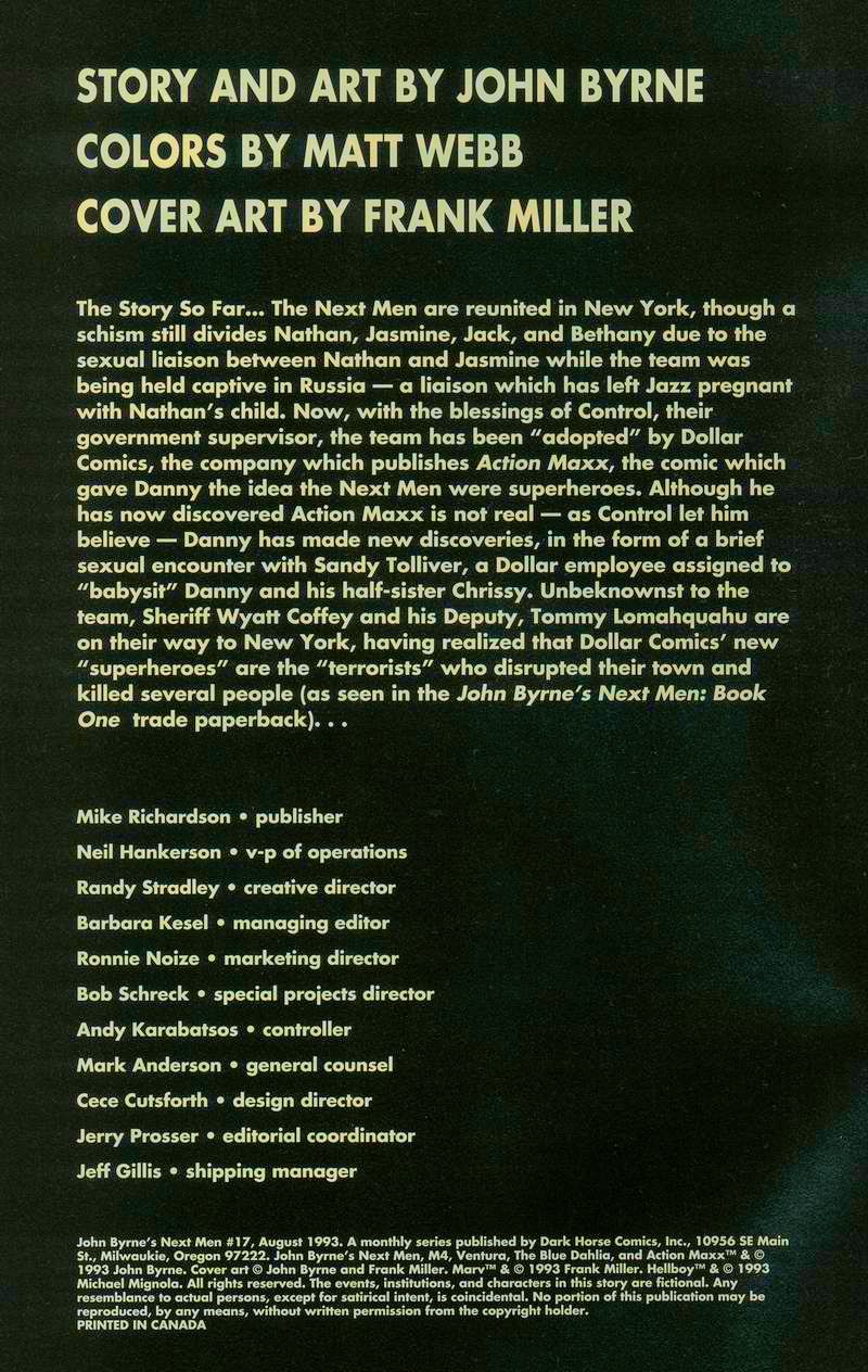 Read online John Byrne's Next Men (1992) comic -  Issue #17 - 2