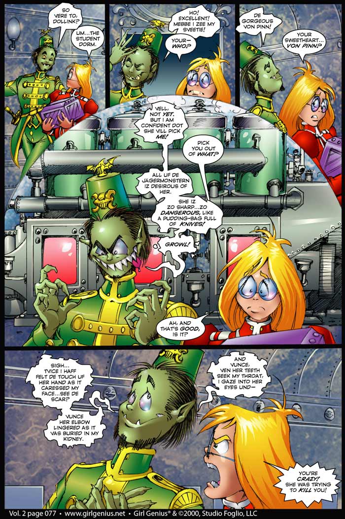 Read online Girl Genius (2002) comic -  Issue #2 - 77