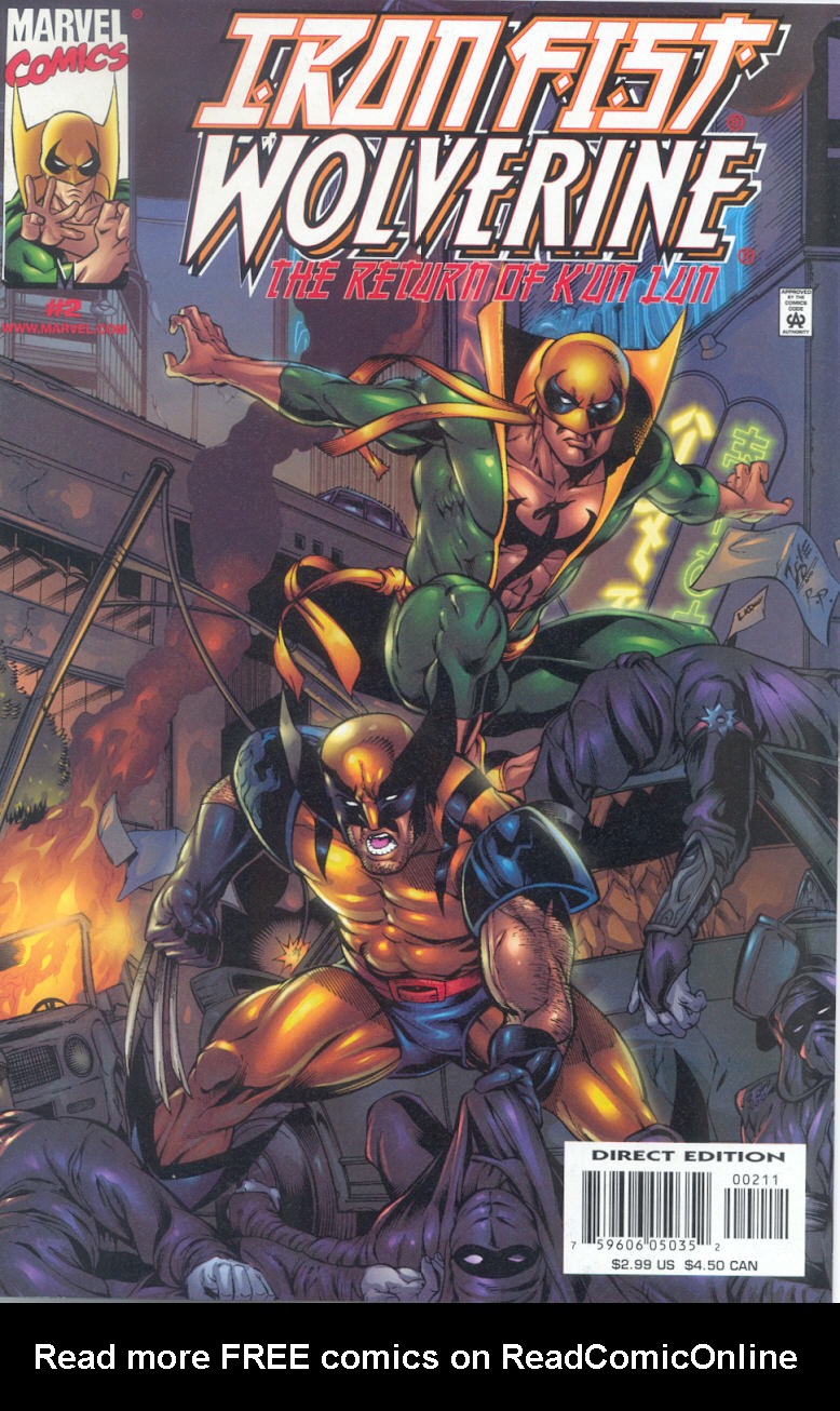 Read online Iron Fist / Wolverine comic -  Issue #2 - 1