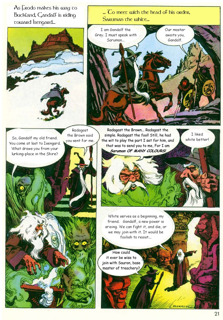 Read online El Señor de los Anillos comic -  Issue #1 - 16