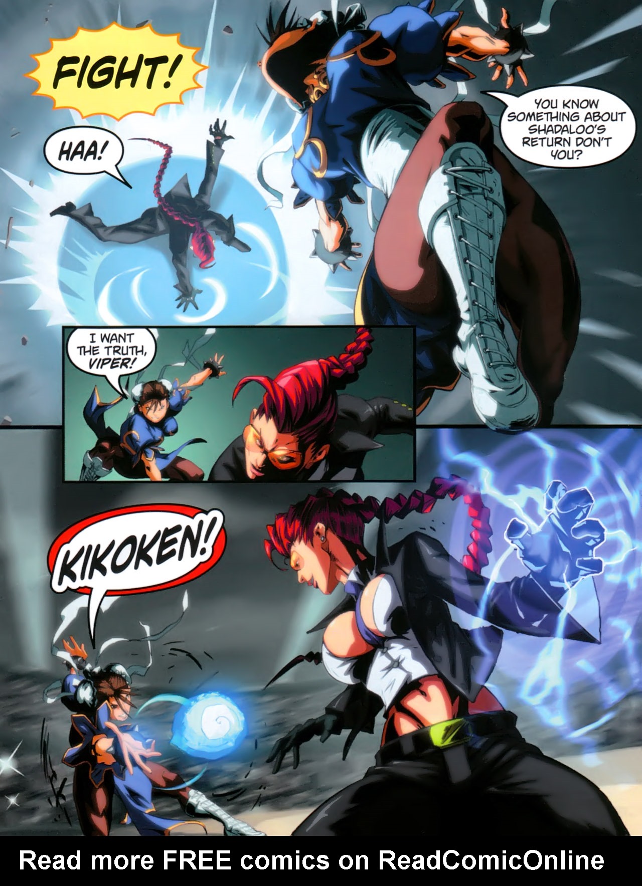 Read online Street Fighter IV Target Exclusive comic -  Issue # Full - 5