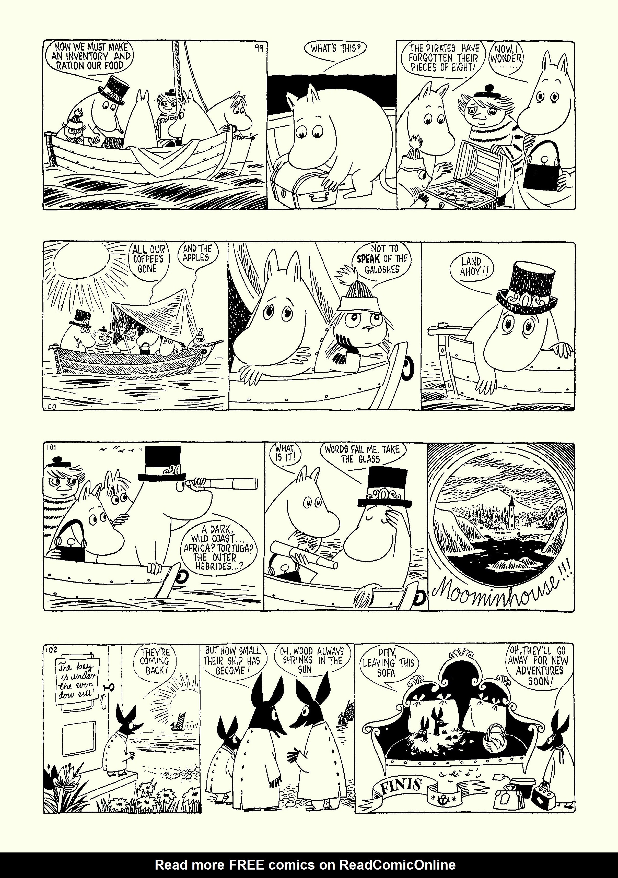 Read online Moomin: The Complete Tove Jansson Comic Strip comic -  Issue # TPB 5 - 56
