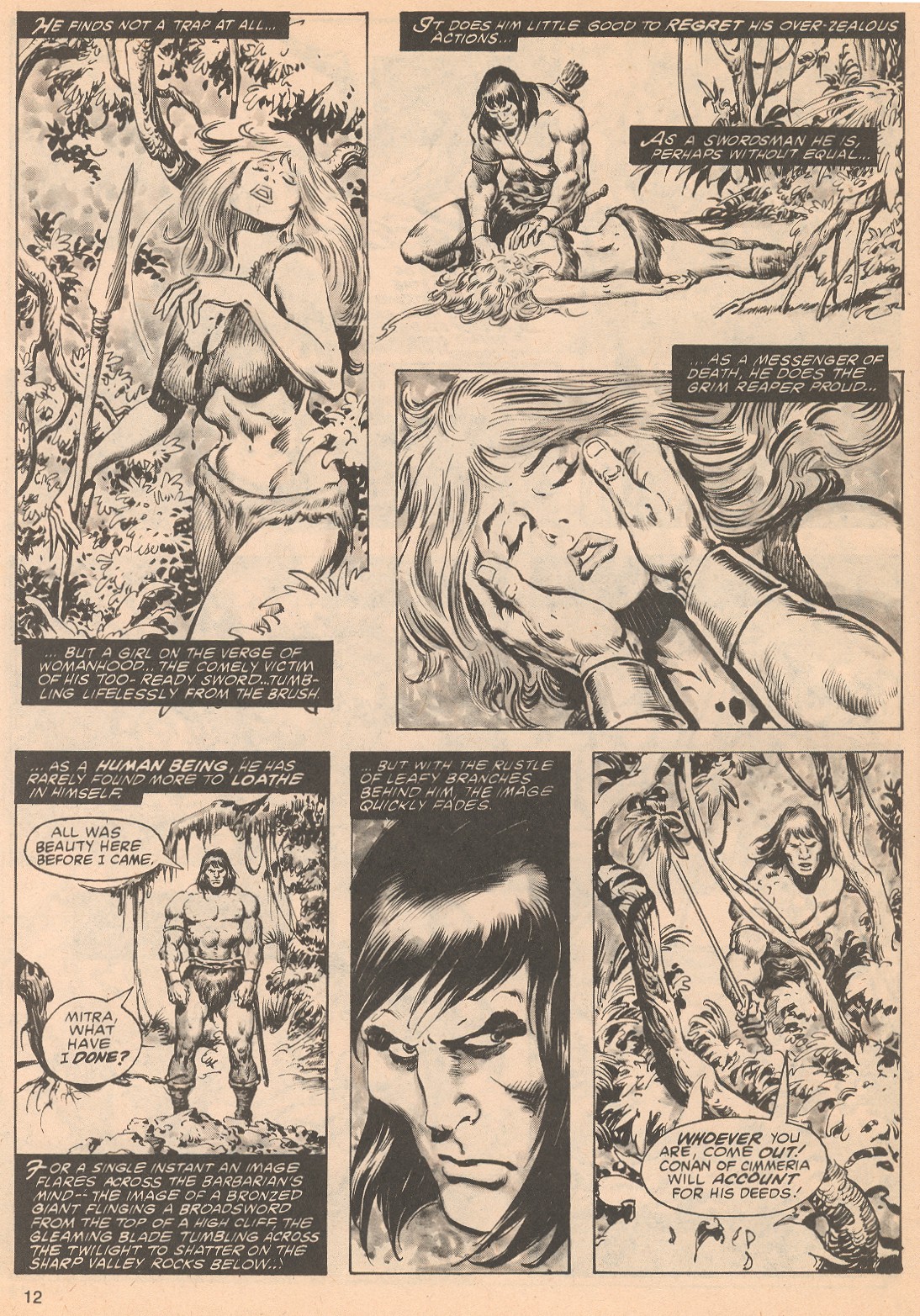 Read online The Savage Sword Of Conan comic -  Issue #64 - 12