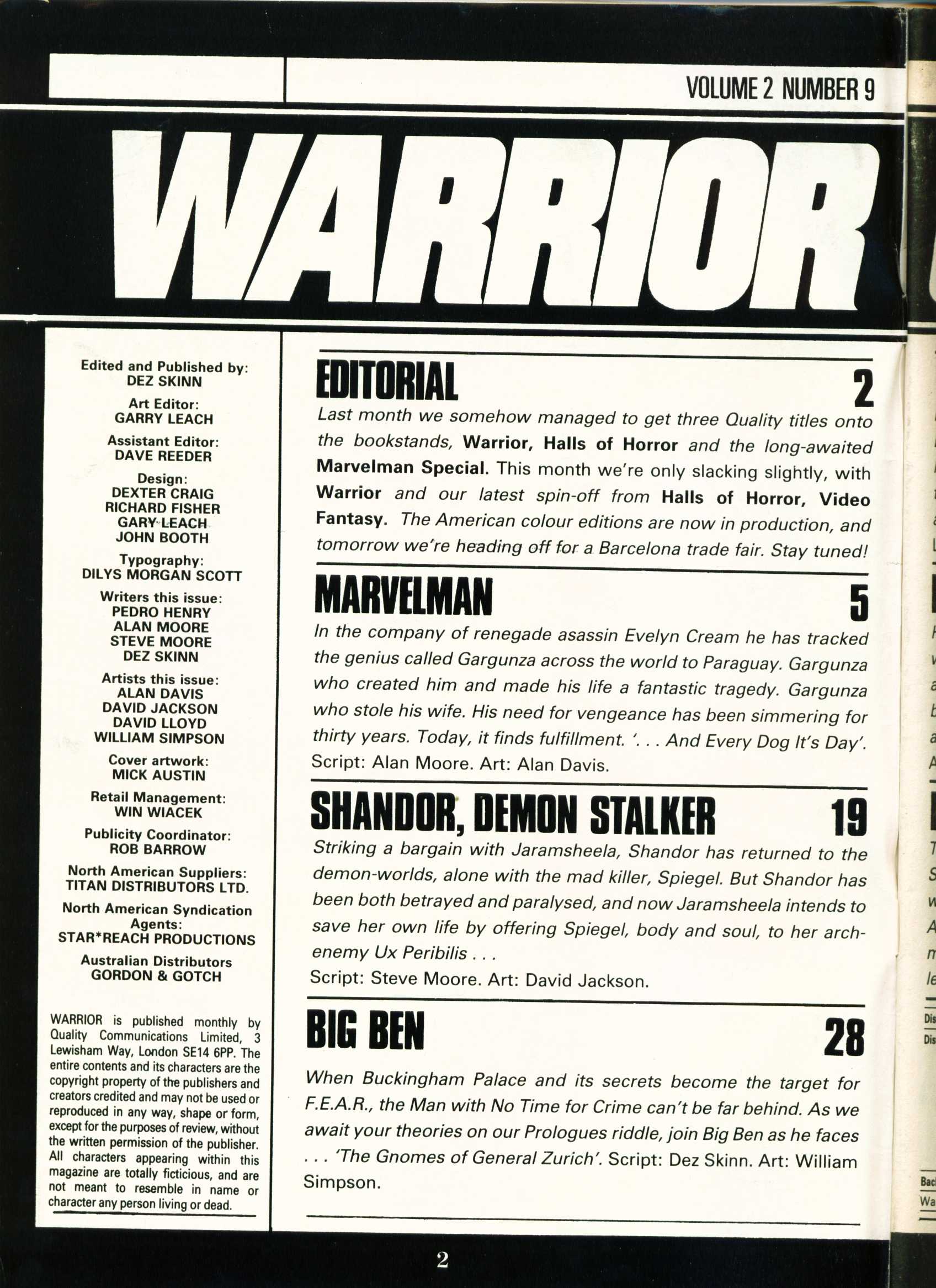 Warrior Issue #21 #22 - English 2