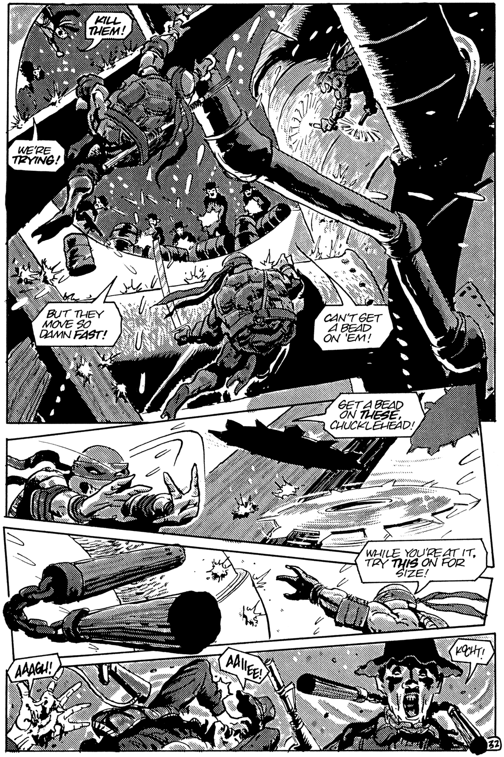 Read online Teenage Mutant Ninja Turtles (1984) comic -  Issue #25 - 34