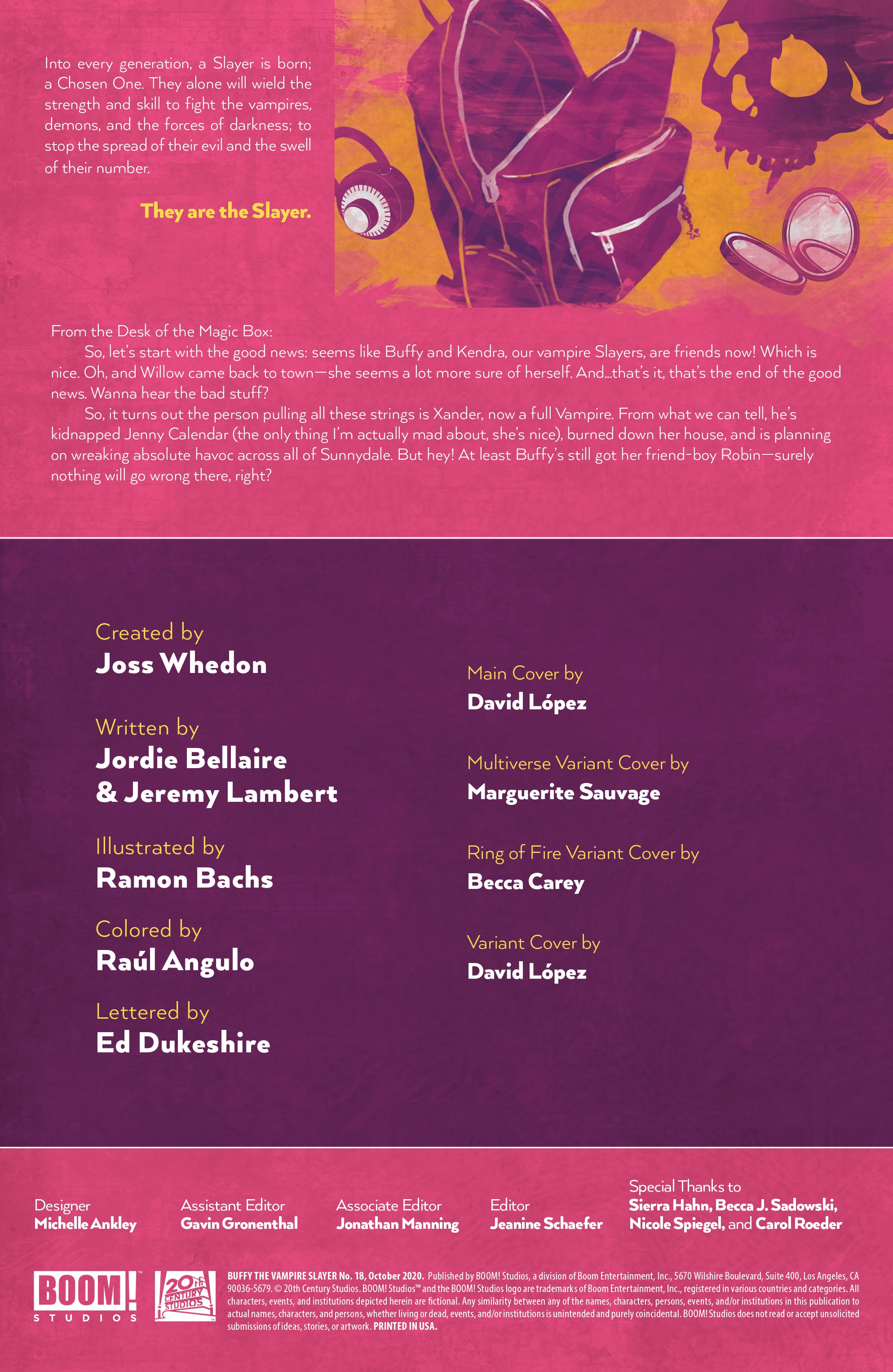 Read online Buffy the Vampire Slayer comic -  Issue #18 - 2