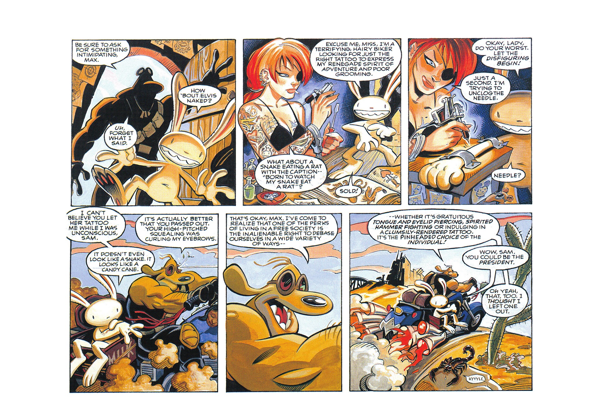 Read online Sam & Max Surfin' The Highway comic -  Issue # TPB - 168