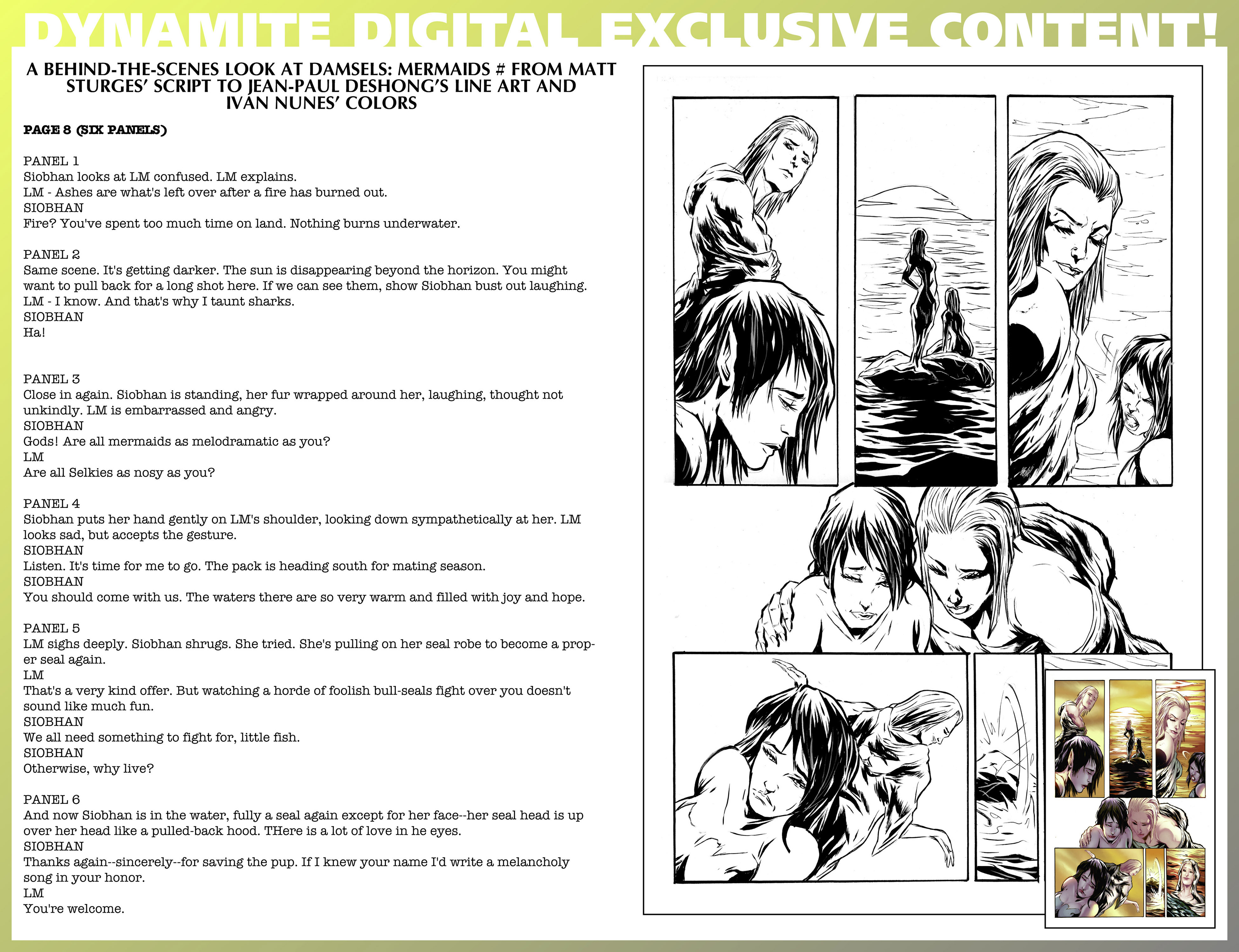 Read online Damsels: Mermaids comic -  Issue #1 - 34