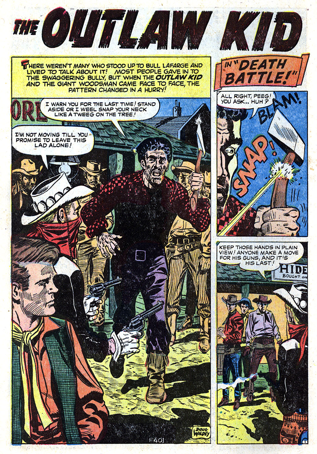 Read online The Outlaw Kid (1954) comic -  Issue #4 - 10