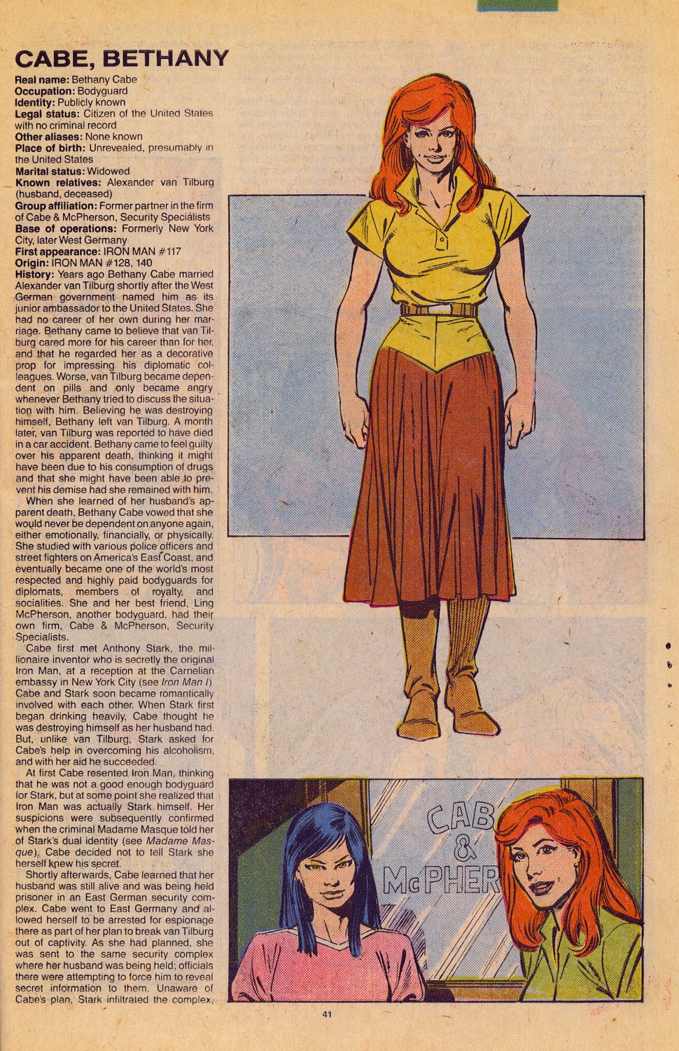 Read online The Official Handbook of the Marvel Universe: Update '89 comic -  Issue #1 - 44