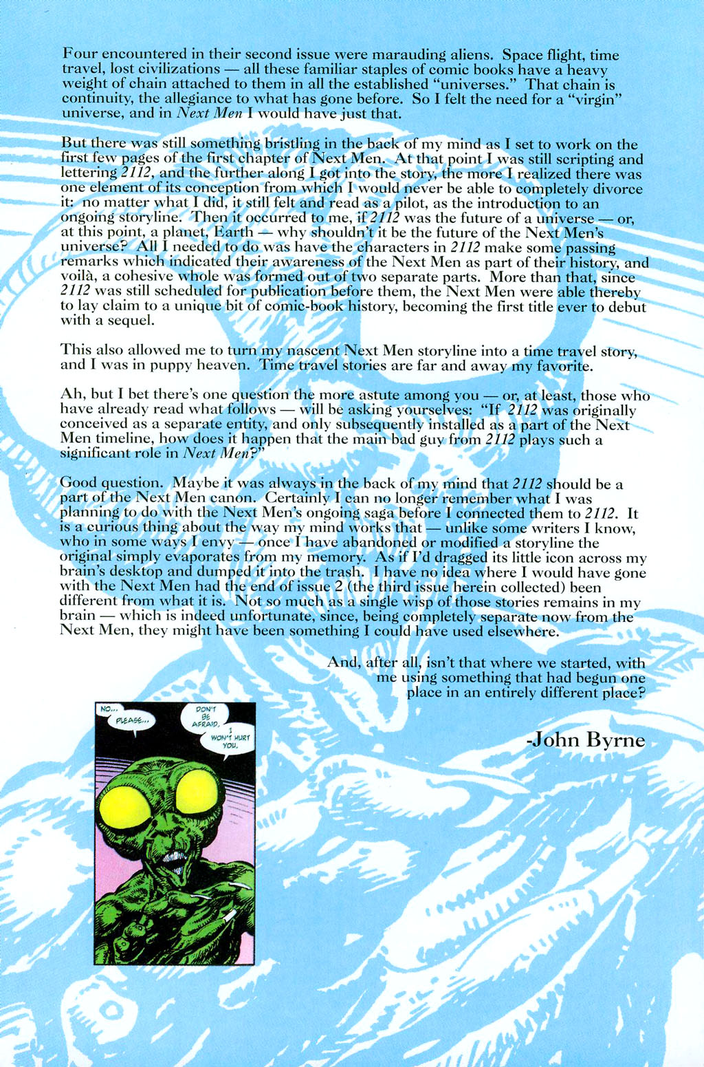 John Byrne's Next Men (1992) issue TPB 1 - Page 4