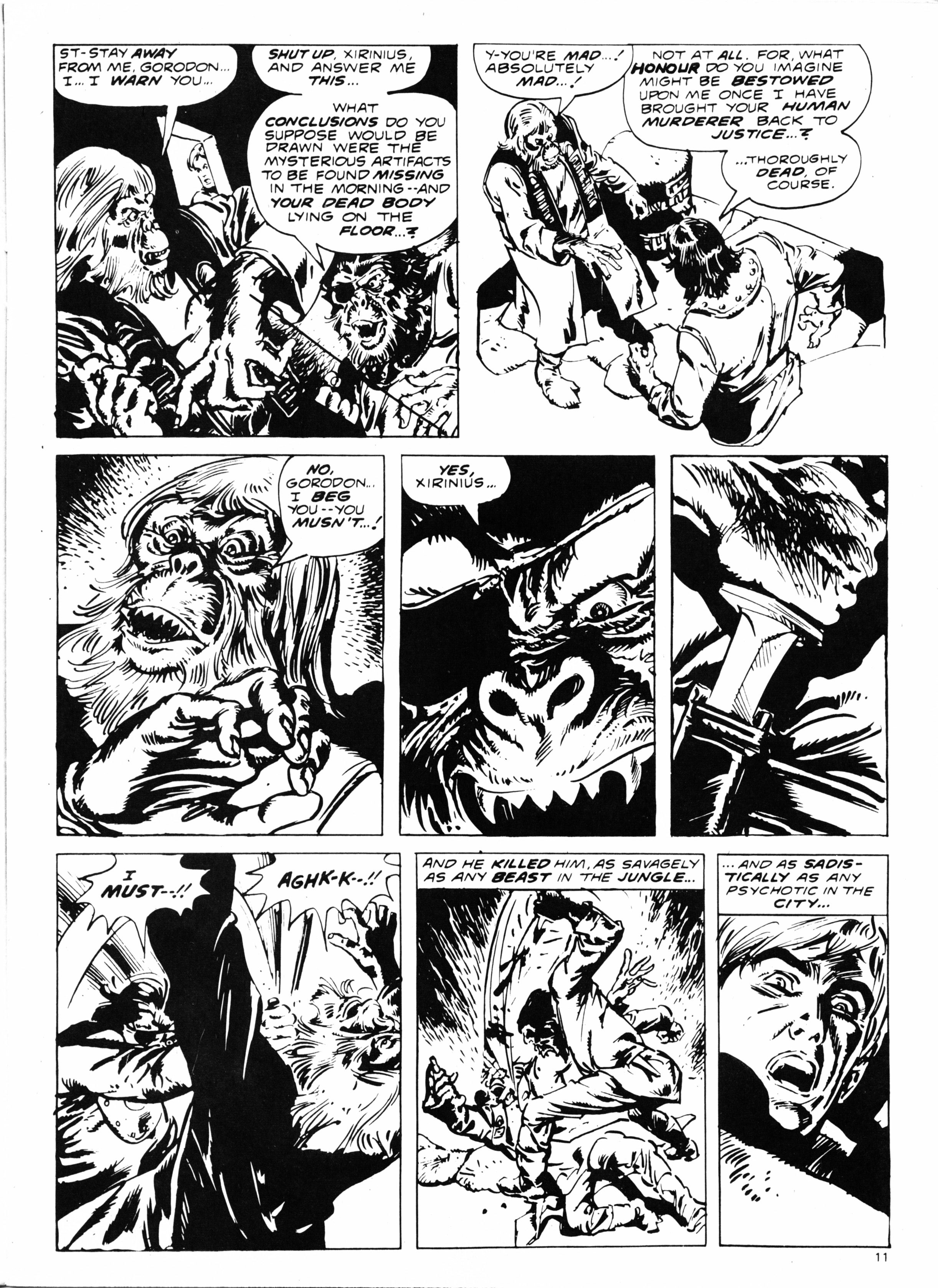 Read online Planet of the Apes (1974) comic -  Issue #32 - 11