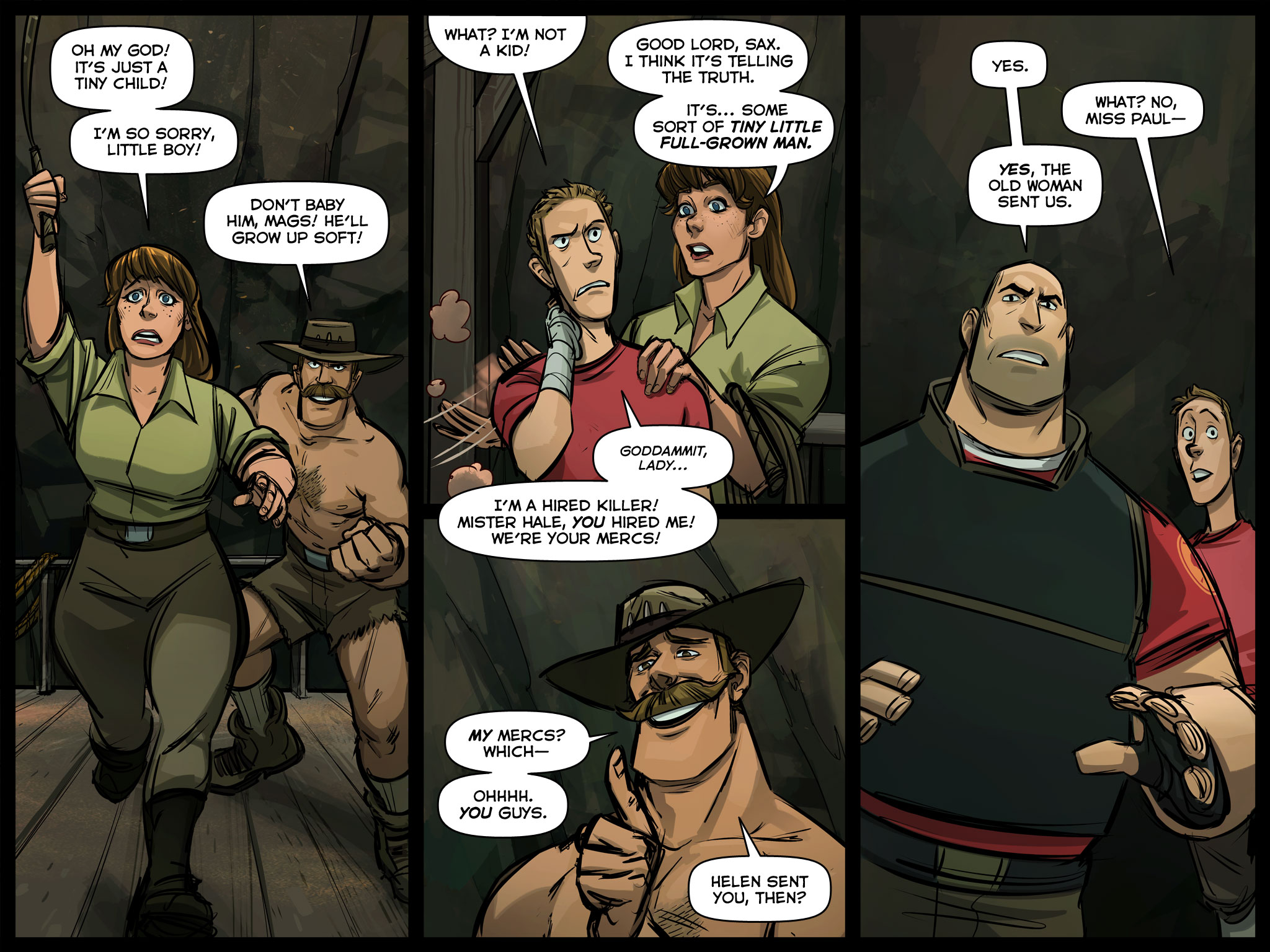 Read online Team Fortress 2 comic -  Issue #4 - 54