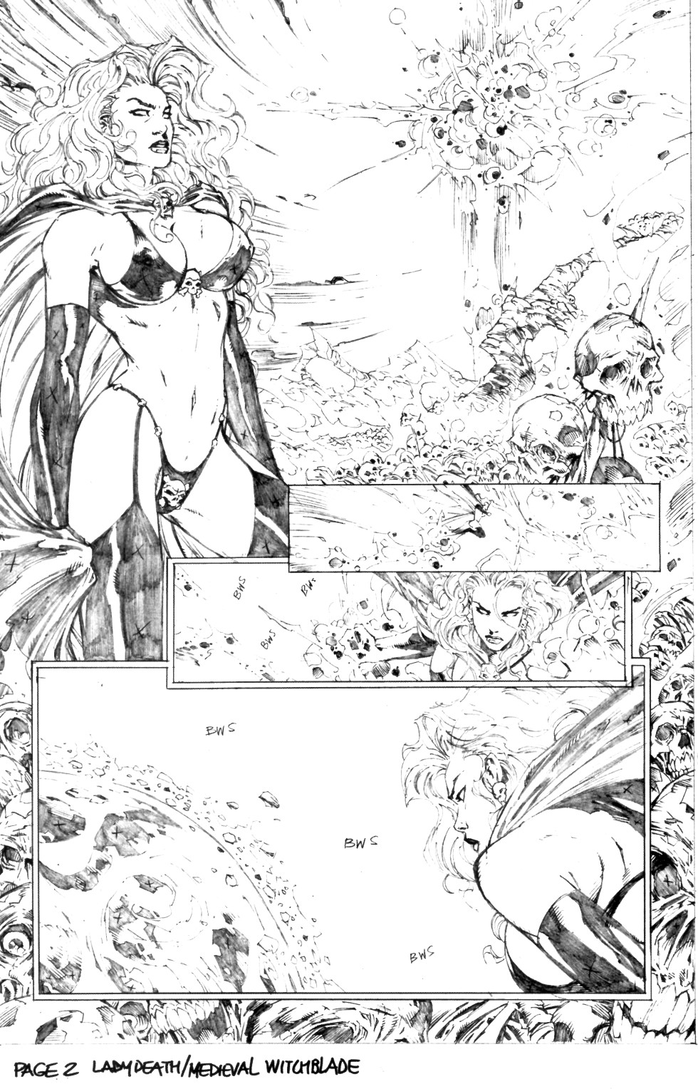 Read online Lady Death/Medieval Witchblade comic -  Issue # _Preview - 5