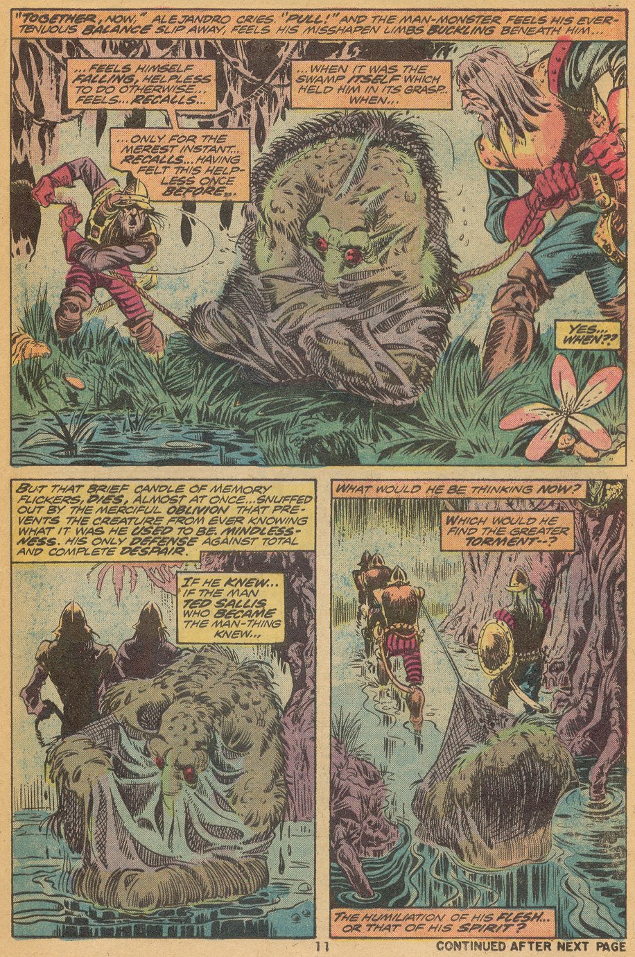Read online Man-Thing (1974) comic -  Issue #7 - 8
