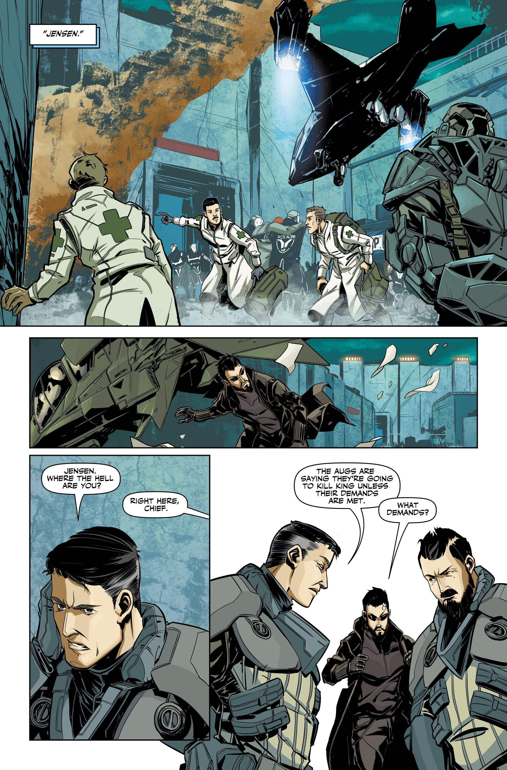 Read online Deus Ex: Children's Crusade comic -  Issue #5 - 4