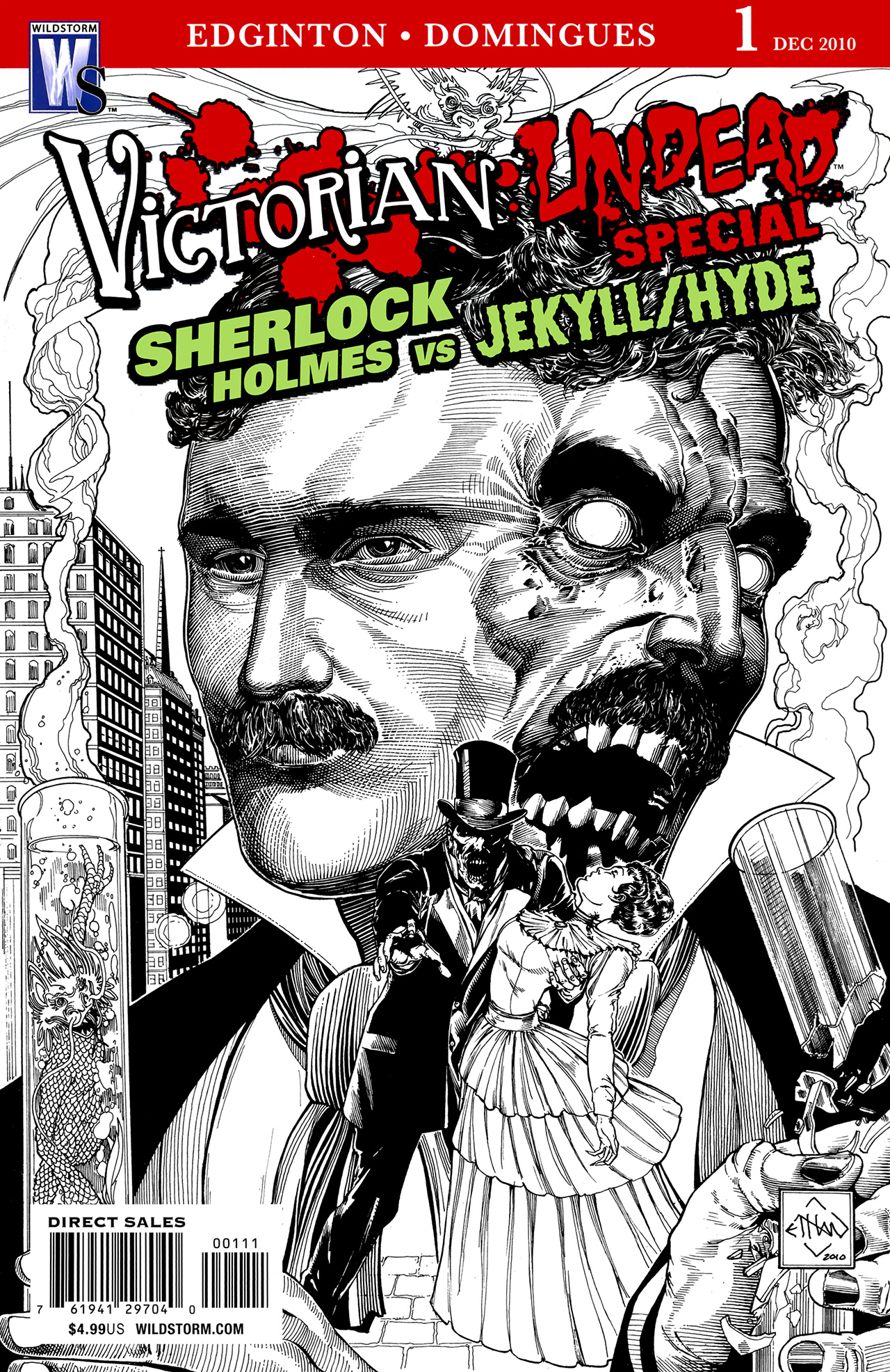 Read online Victorian Undead: Sherlock Holmes vs. Jekyll and Hyde comic -  Issue # Full - 1