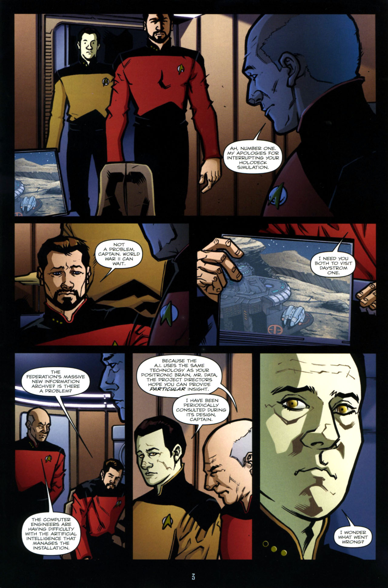 Read online Star Trek: The Next Generation: Intelligence Gathering comic -  Issue #1 - 6