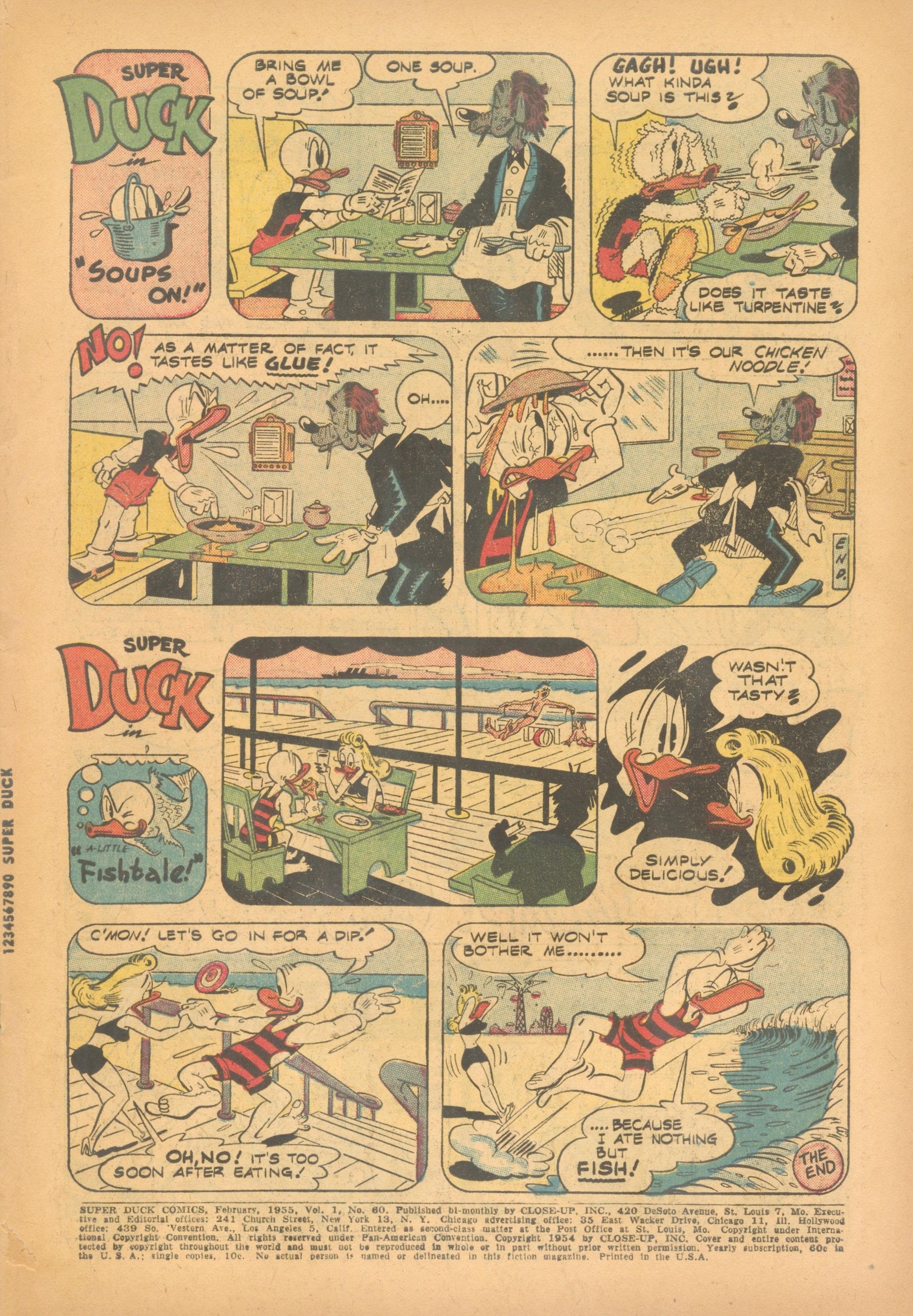 Read online Super Duck Comics comic -  Issue #60 - 3