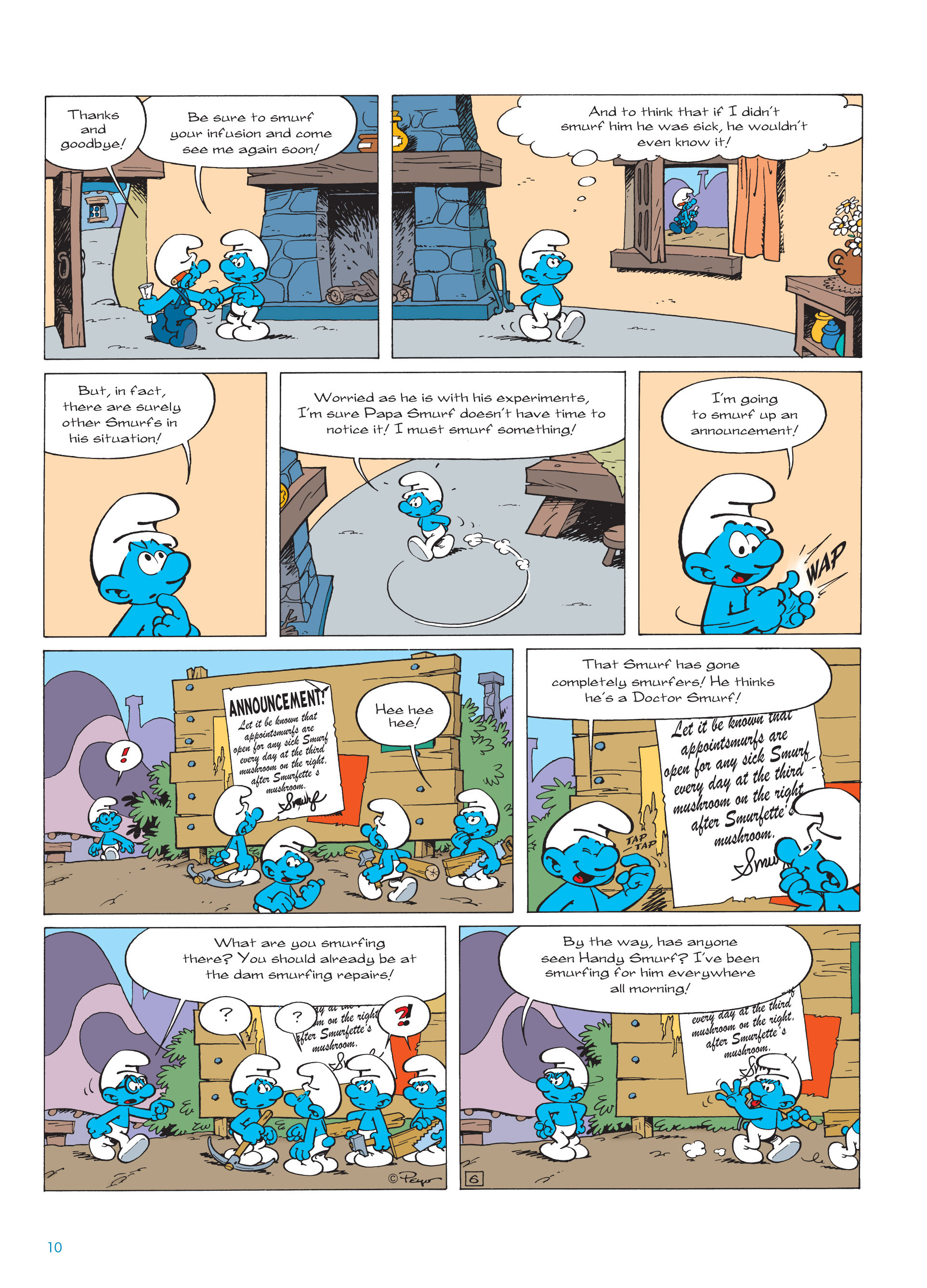 Read online The Smurfs comic -  Issue #20 - 10