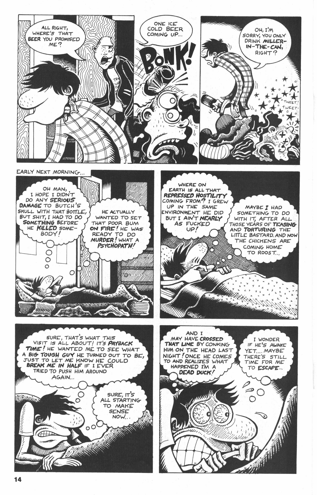 Read online Hate comic -  Issue #4 - 16