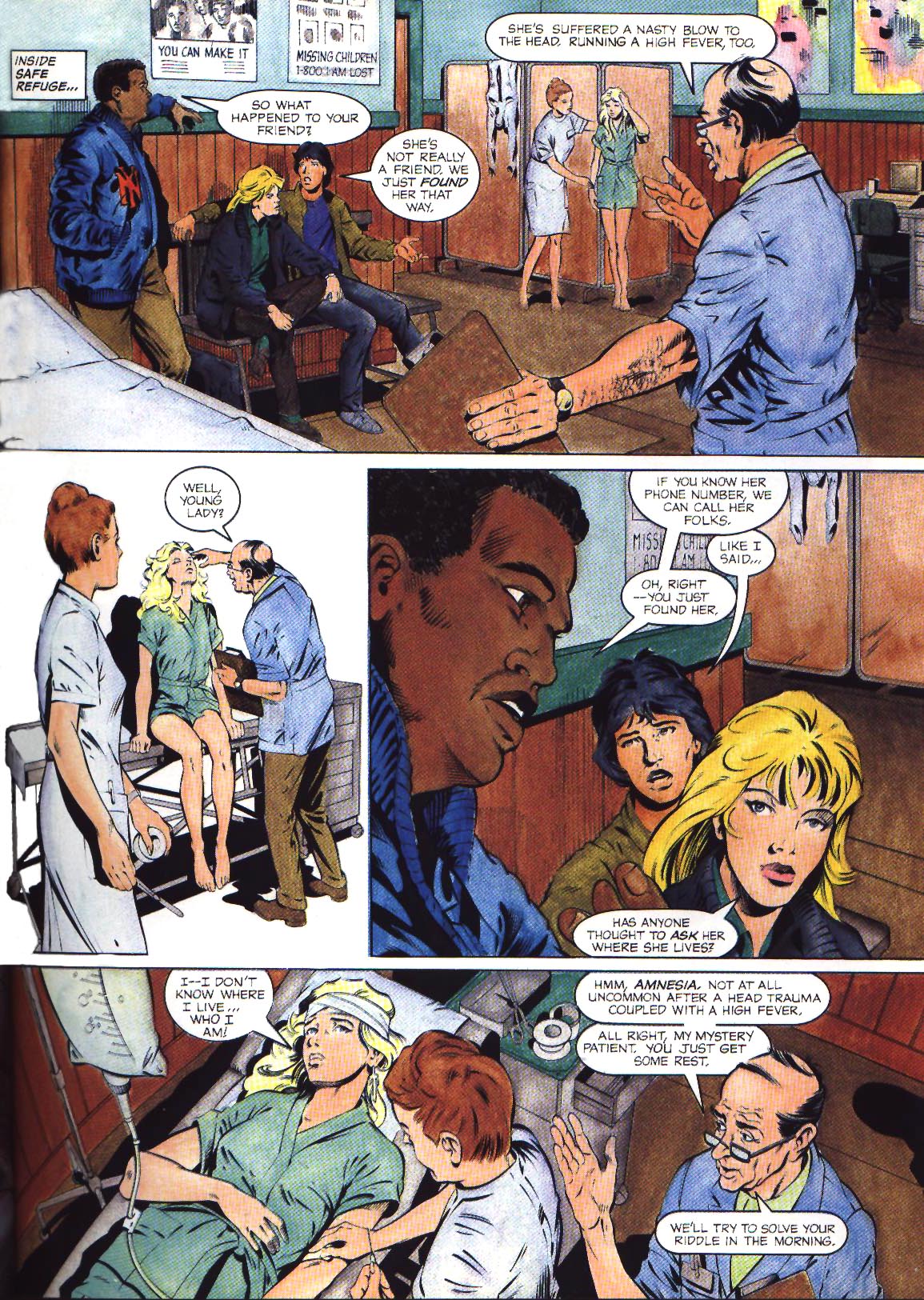 Read online Marvel Graphic Novel: Cloak and Dagger and Power Pack: Shelter From The Storm comic -  Issue # TPB - 24